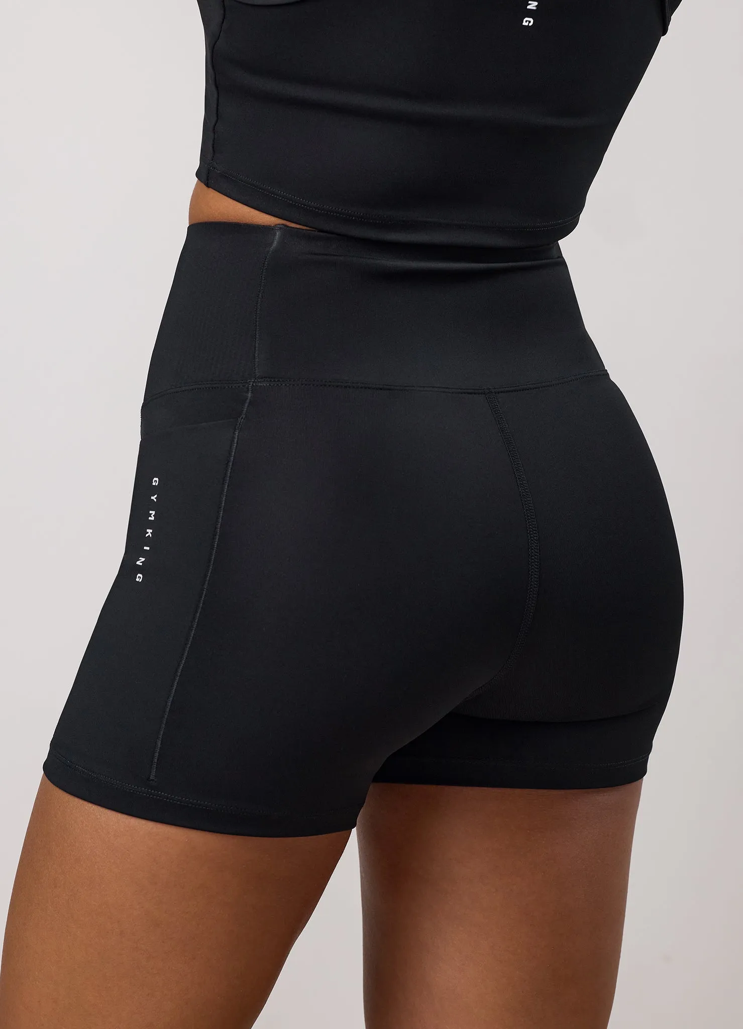 Gym King Precision 4" Short - Black sold by The Gym King product image thumbnail 4