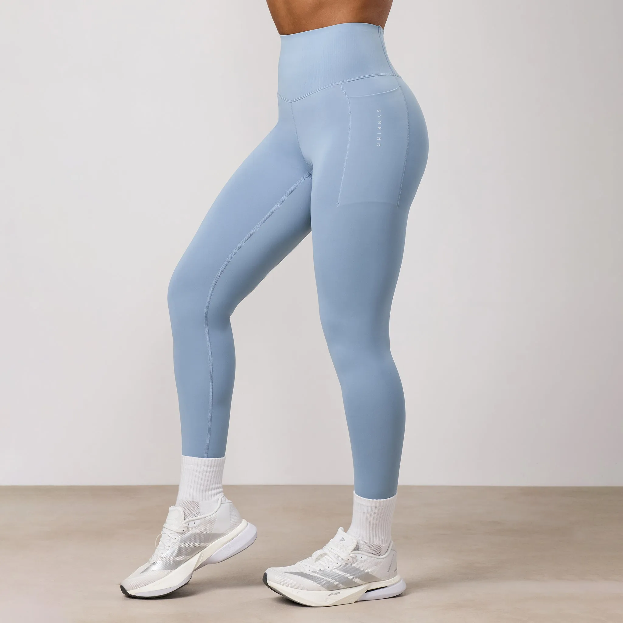 Gym King Precision Legging - Chalk Blue sold by The Gym King product image thumbnail 2