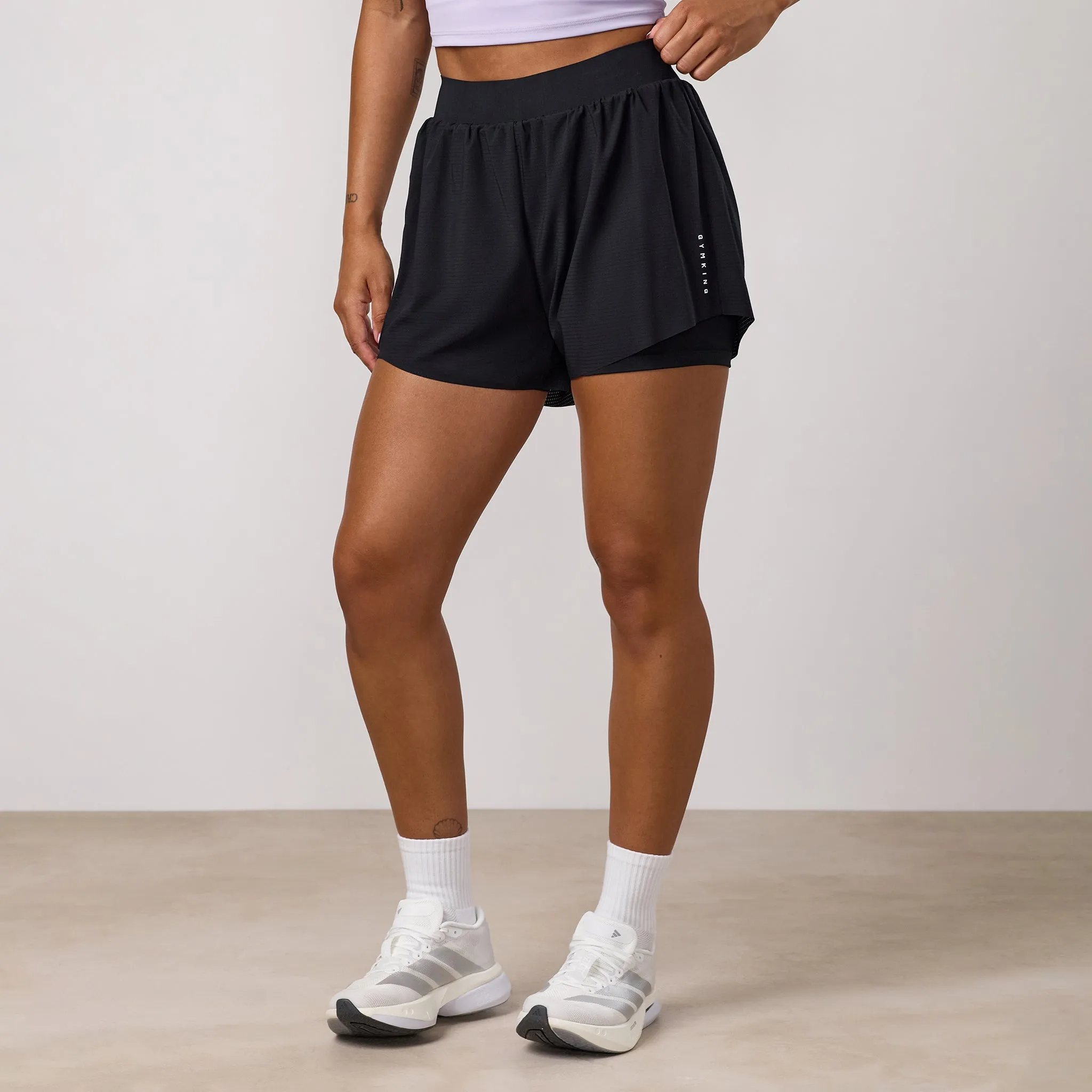Gym King Precision Running Short - Black sold by The Gym King product image thumbnail 2