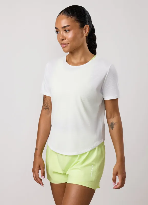 Gym King Precision Cap Sleeve T-Shirt - White made by The Gym King
