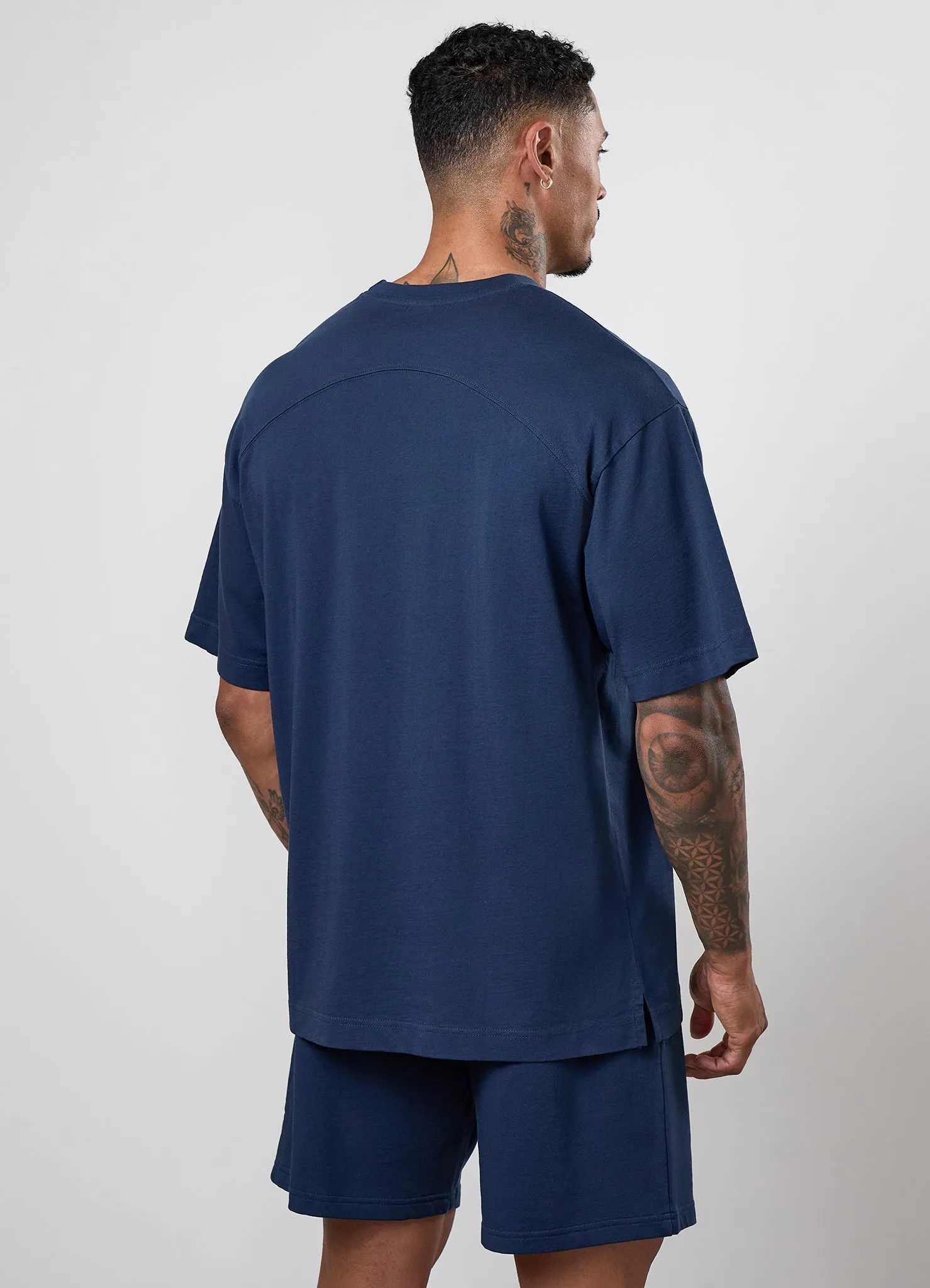 Gym King Limitless Washed T-Shirt - Rich Blue sold by The Gym King product image thumbnail 3