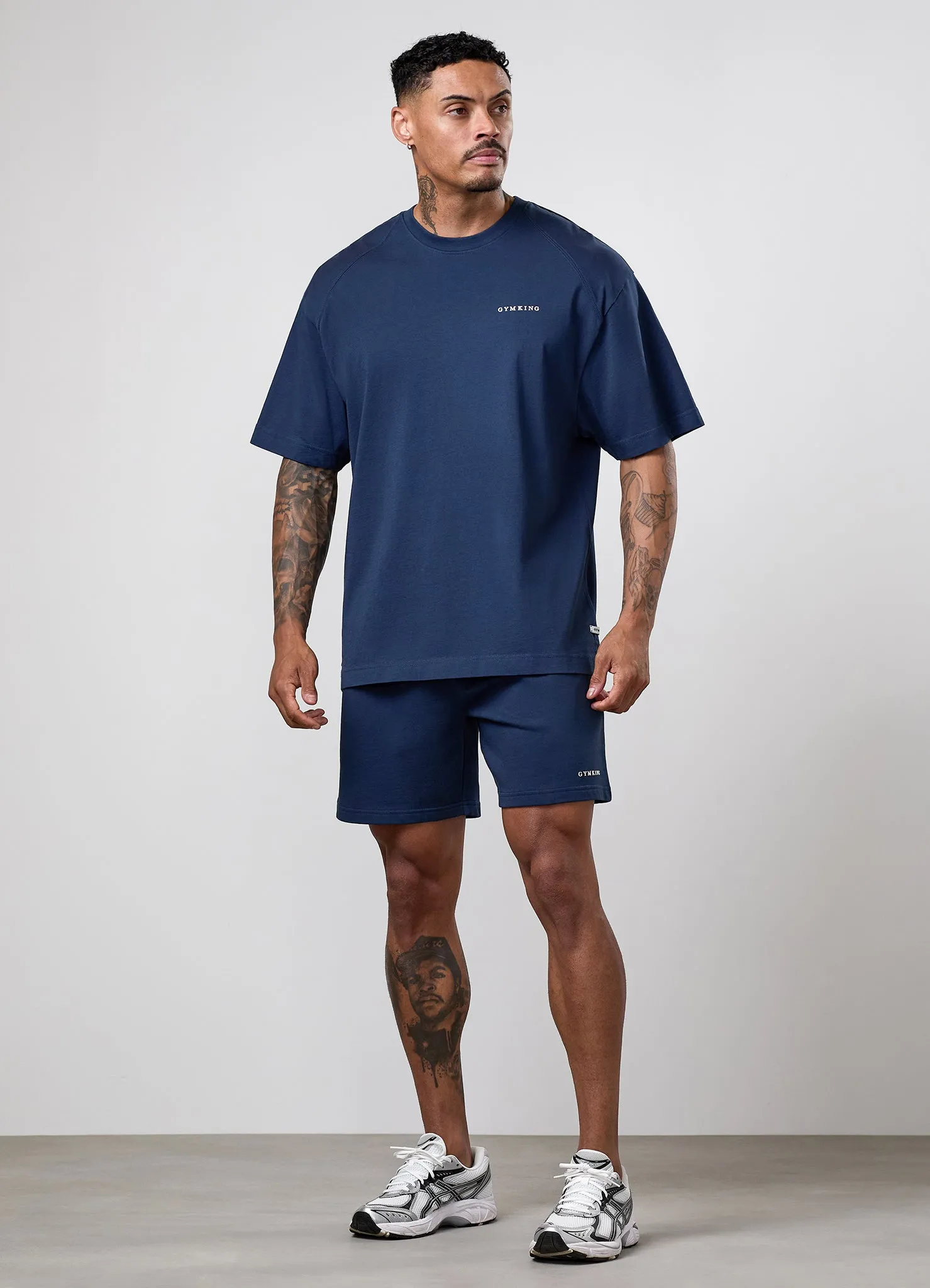 Gym King Limitless Washed T-Shirt - Rich Blue sold by The Gym King product image thumbnail 5