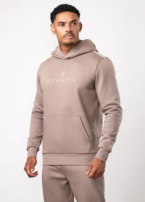 Gym King Pro Logo V2 Hoodie - Truffle made by The Gym King