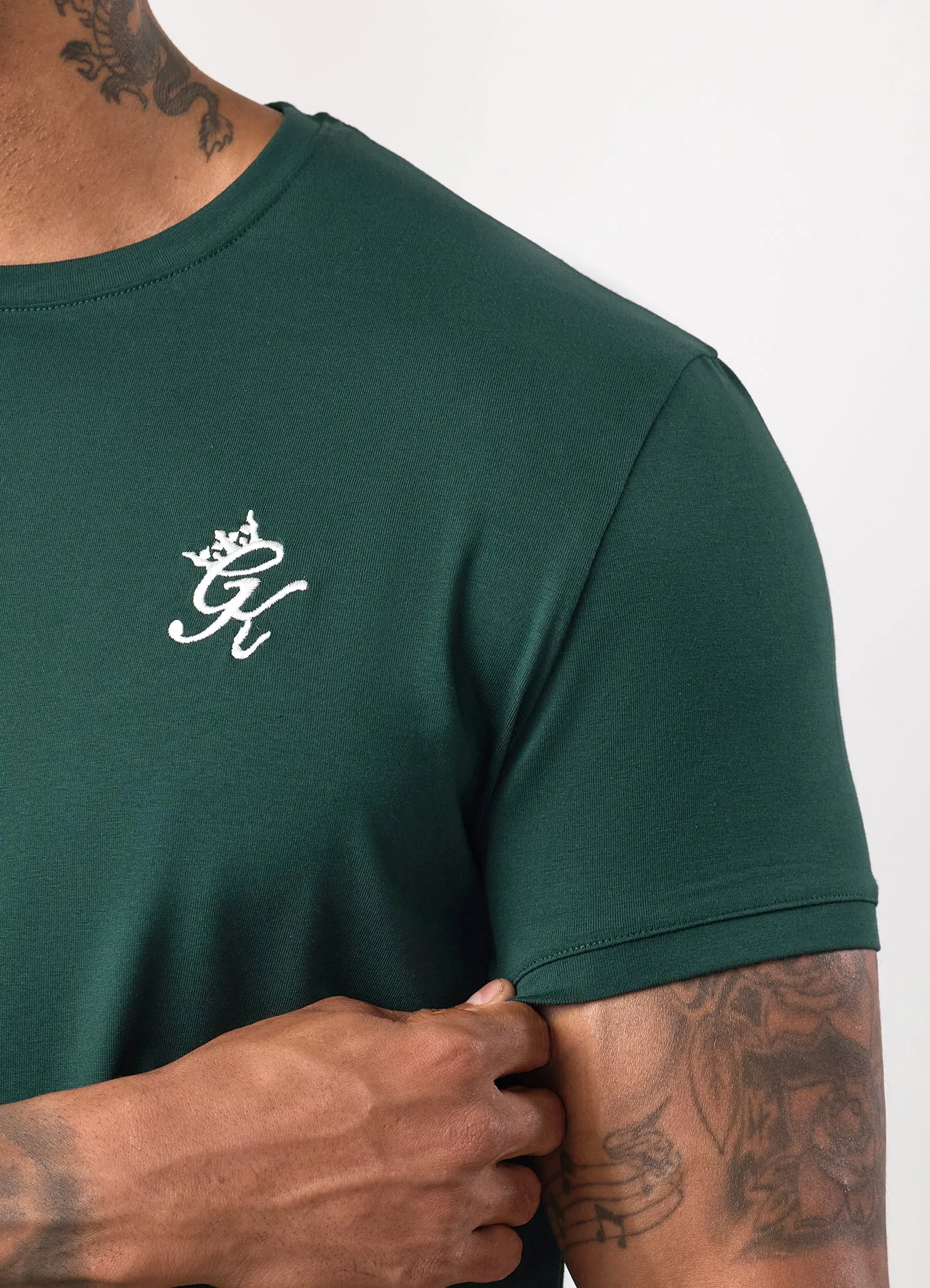 Gym King Fundamental T-Shirt - Deep Forest Green sold by The Gym King product image thumbnail 5