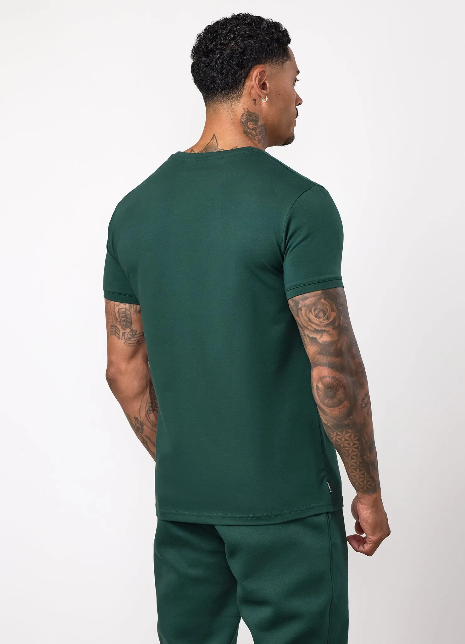 Gym King Fundamental T-Shirt - Deep Forest Green sold by The Gym King product image thumbnail 3