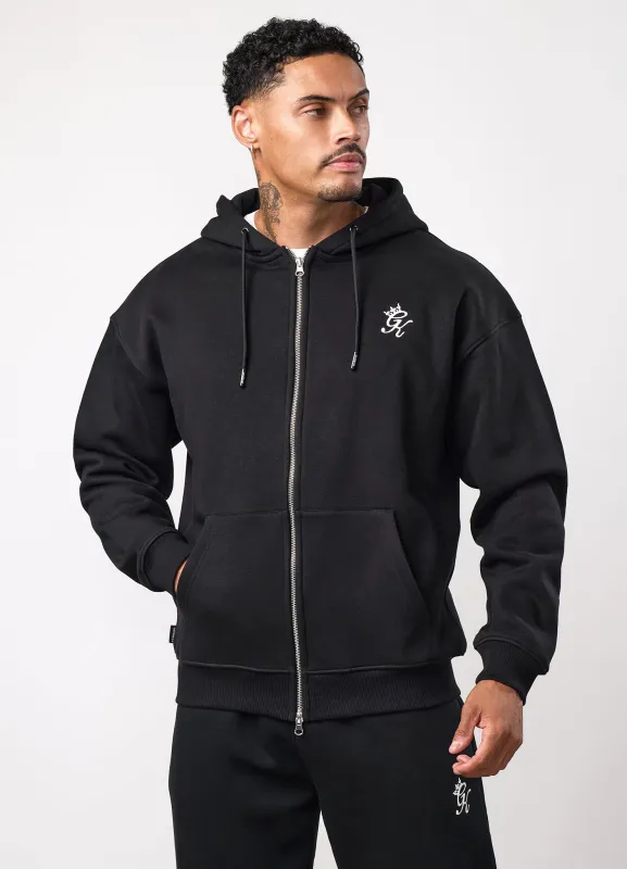 Gym King Fundamental Full Zip Hoodie - Black made by The Gym King