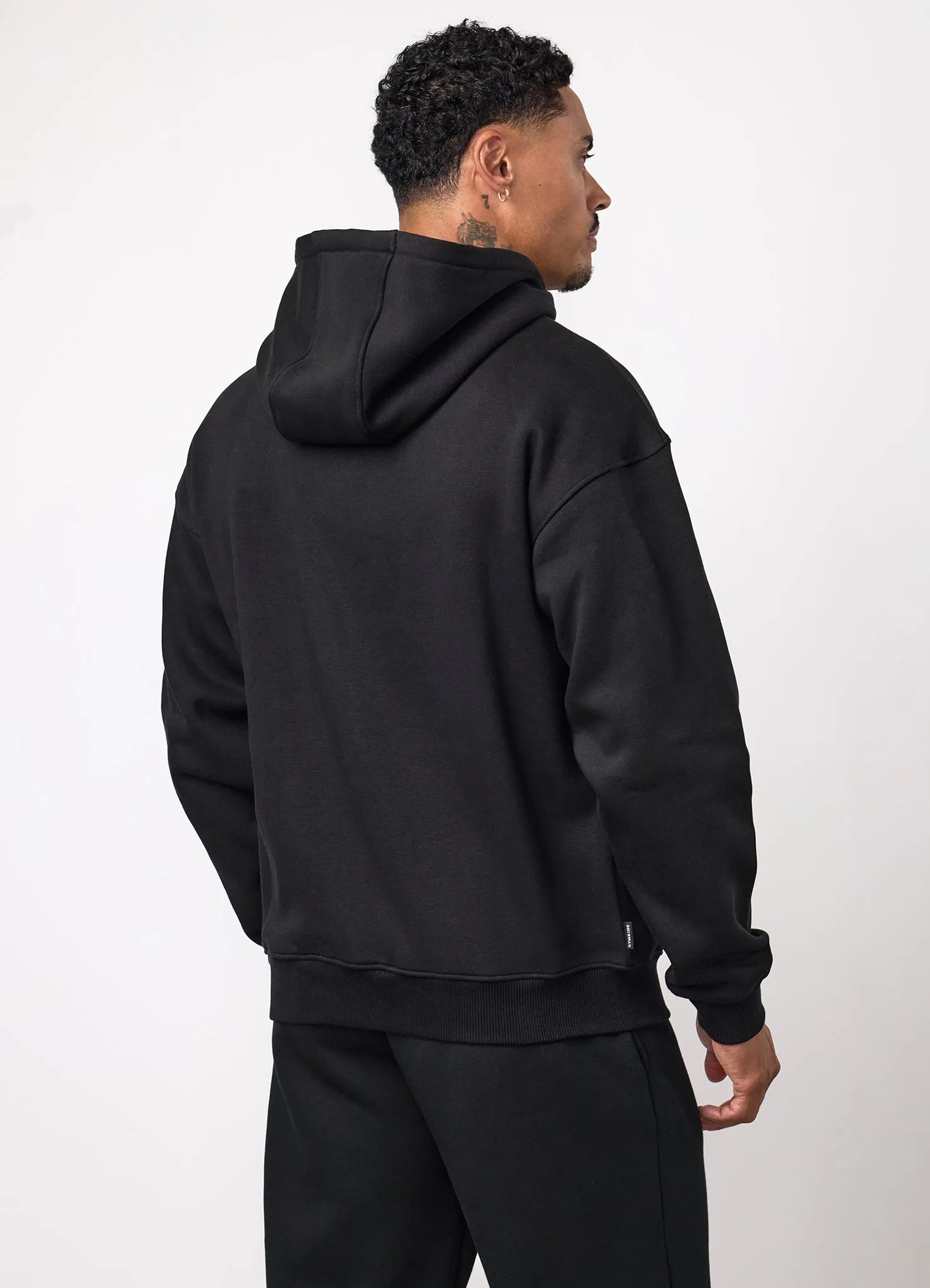 Gym King Fundamental Full Zip Hoodie - Black sold by The Gym King product image thumbnail 3