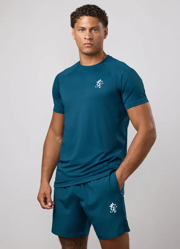 Gym King Energy T-Shirt - Oil Blue made by The Gym King