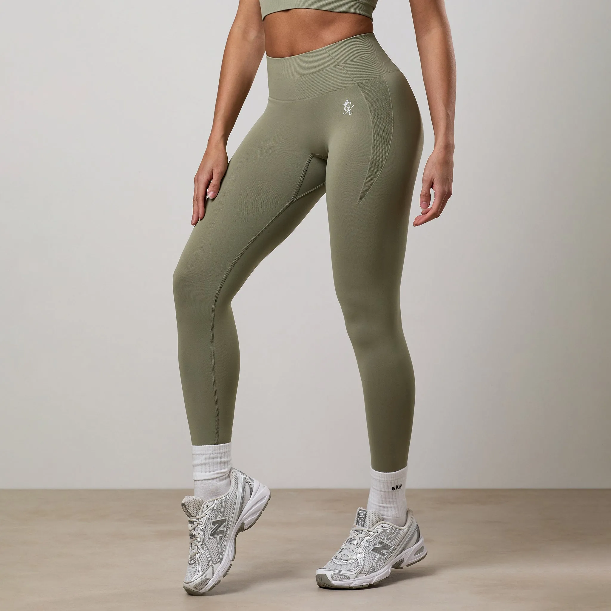 Gym King Power Lightweight Seamless Legging - Eucalyptus sold by The Gym King product image thumbnail 2