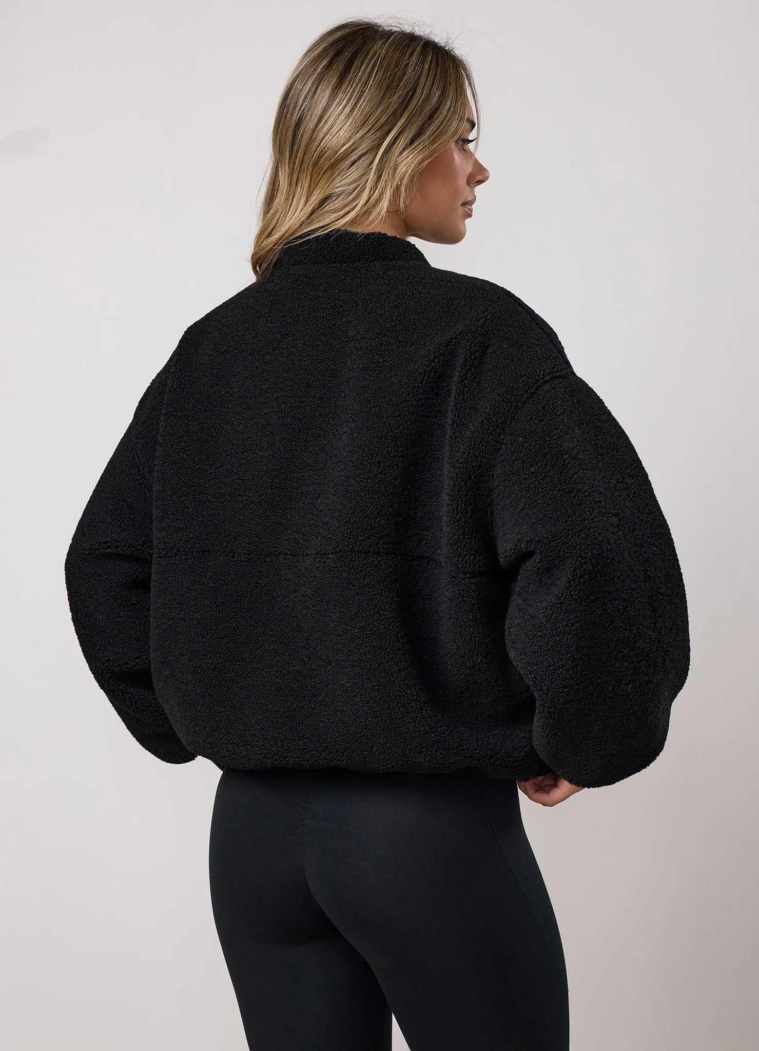 Gym King Borg Puffer Bomber Jacket - Black sold by The Gym King product image thumbnail 3