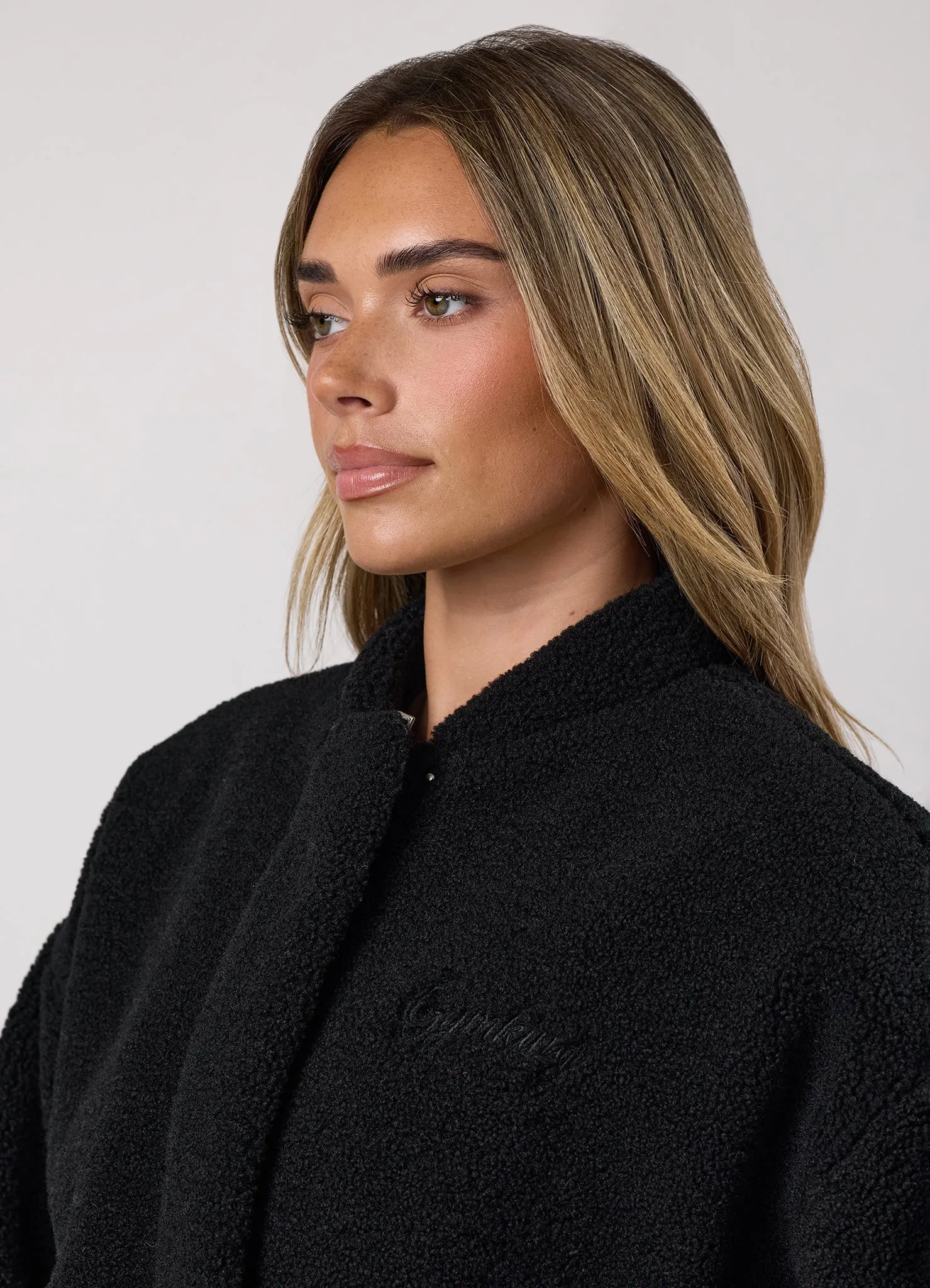 Gym King Borg Puffer Bomber Jacket - Black sold by The Gym King product image thumbnail 4
