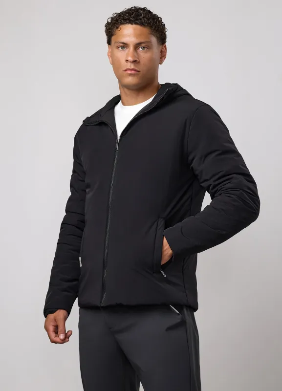Gym King Signature Hooded Jacket - Black made by The Gym King