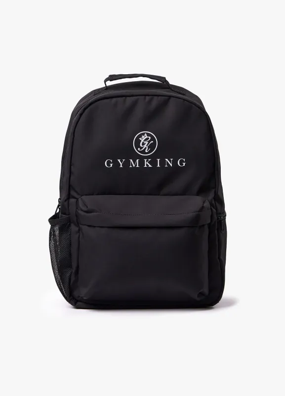Gym King Pro Logo Backpack - Black made by The Gym King