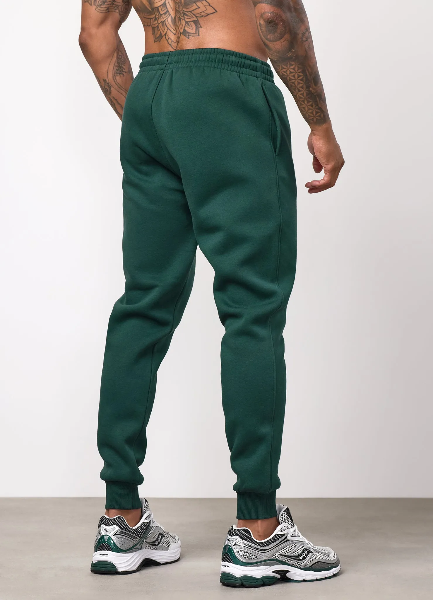 Gym King Fundamental Fleece Hood Tracksuit - Deep Forest Green sold by The Gym King product image thumbnail 5