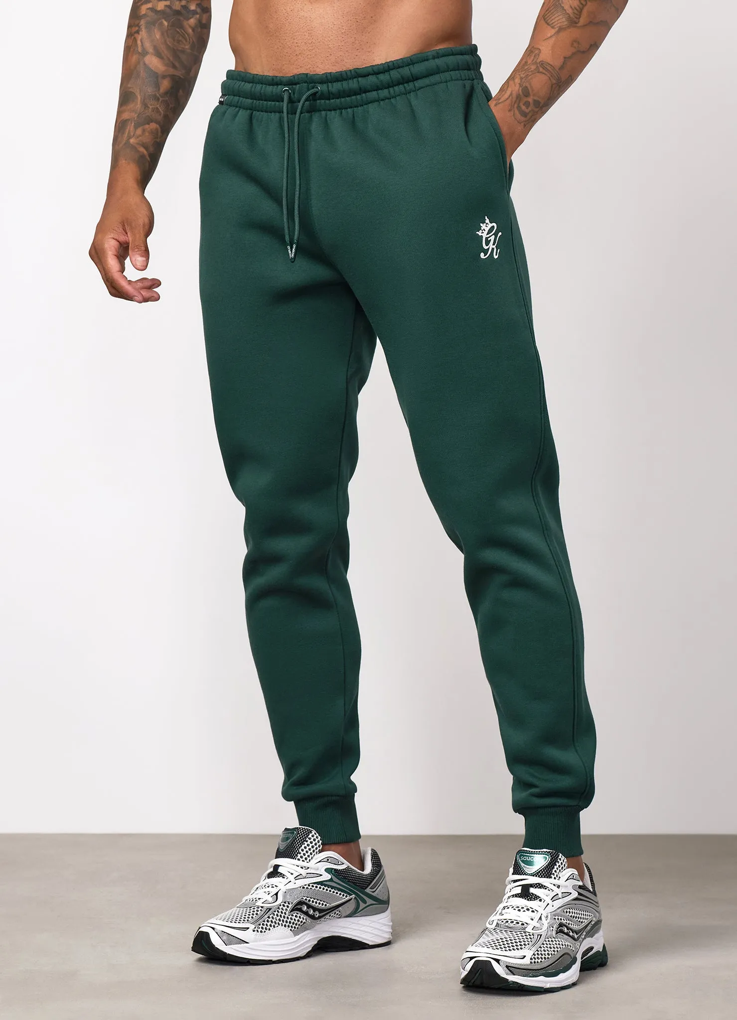 Gym King Fundamental Fleece Hood Tracksuit - Deep Forest Green sold by The Gym King product image thumbnail 4