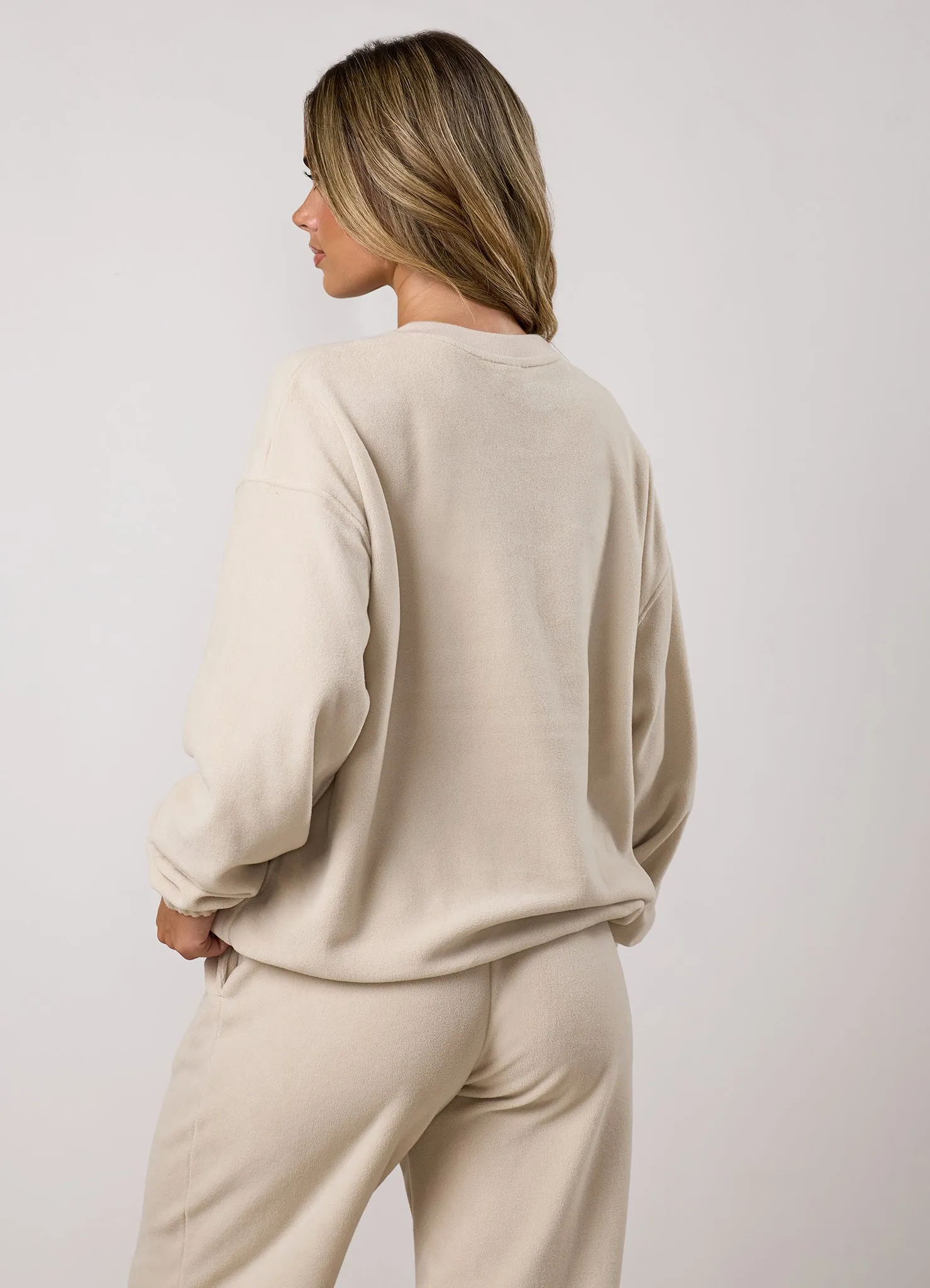 Gym King Sanctuary Polar Fleece Crew - Moonbeam sold by The Gym King product image thumbnail 3