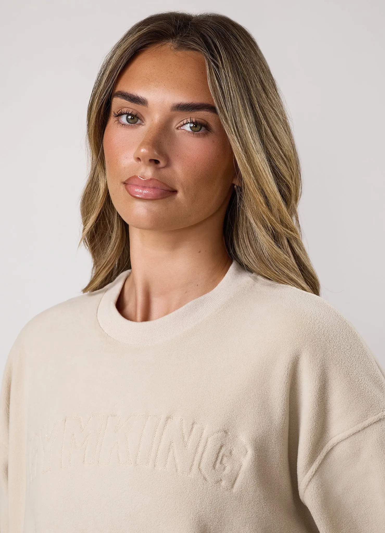 Gym King Sanctuary Polar Fleece Crew - Moonbeam sold by The Gym King product image thumbnail 4