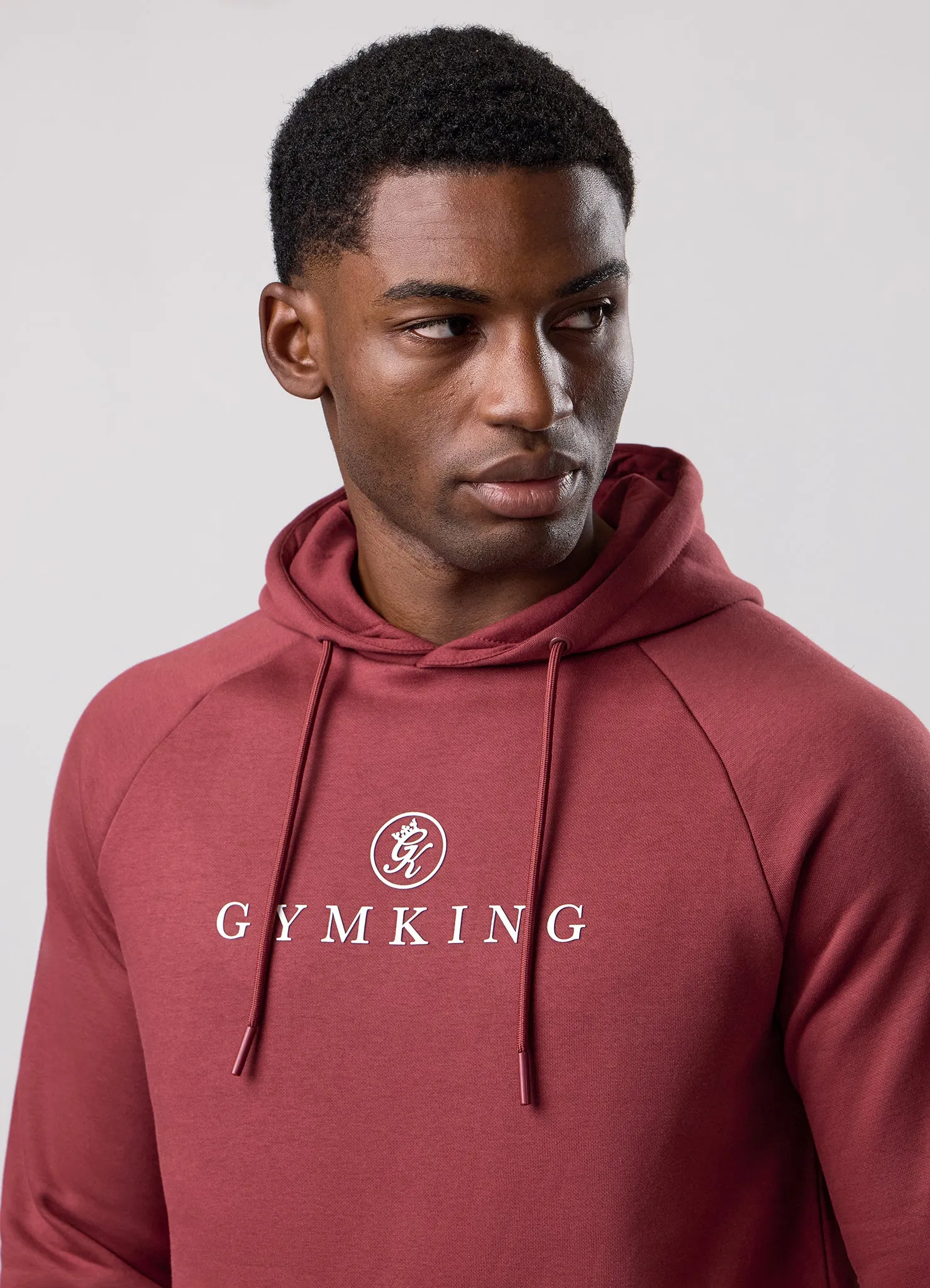 Gym King Pro Logo Hoodie - Wine Red sold by The Gym King product image thumbnail 4