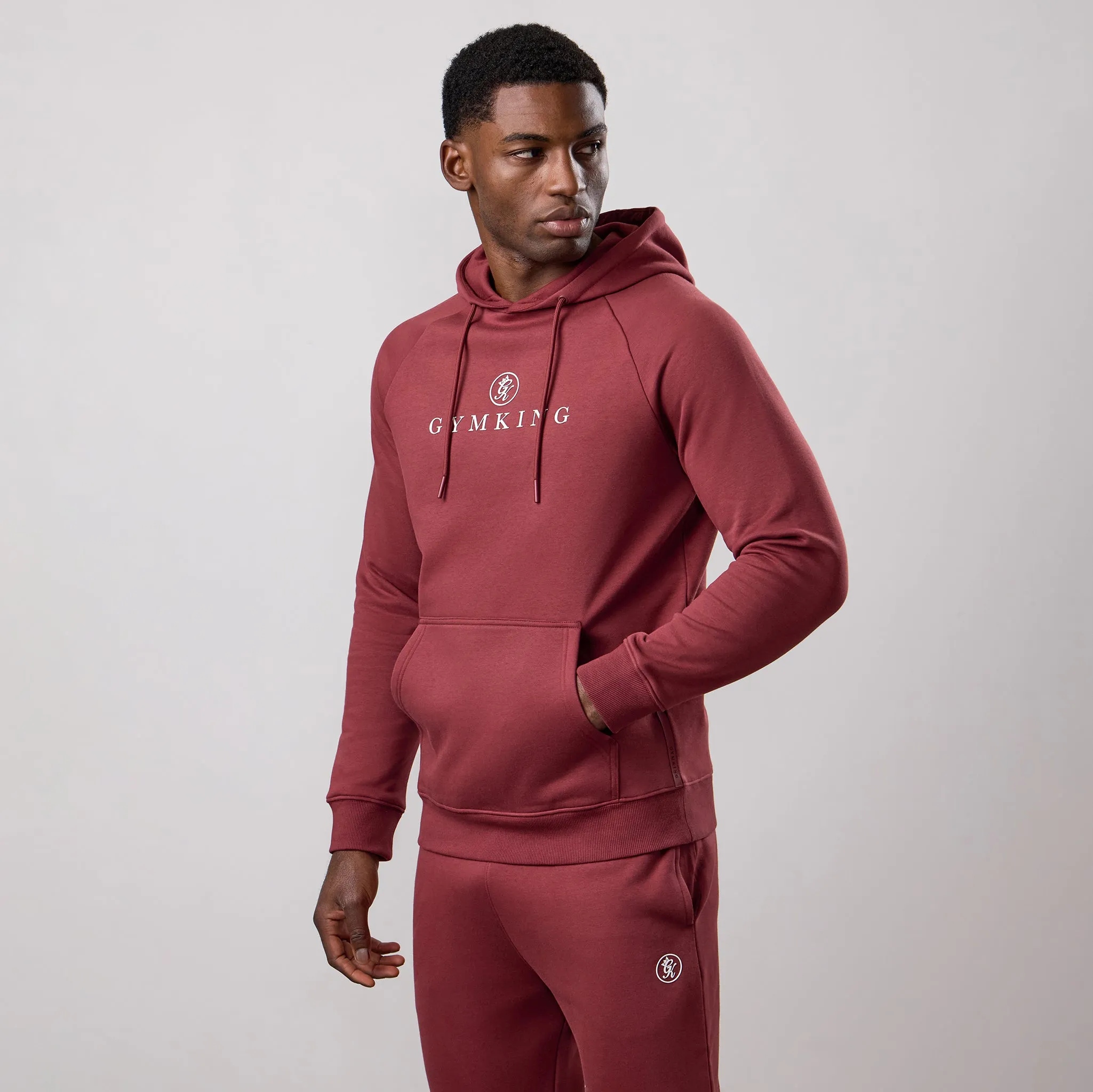 Gym King Pro Logo Hoodie - Wine Red sold by The Gym King product image thumbnail 2
