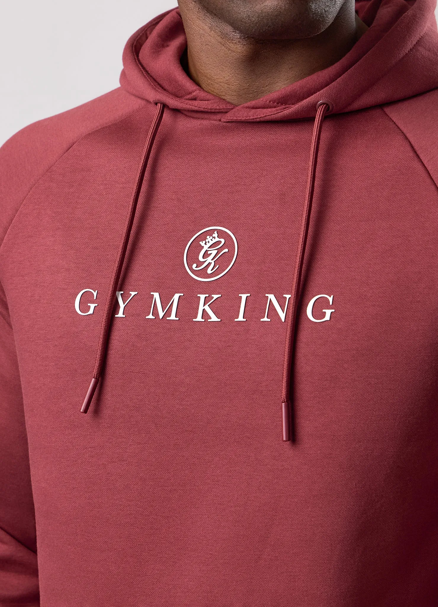 Gym King Pro Logo Hoodie - Wine Red sold by The Gym King product image thumbnail 5