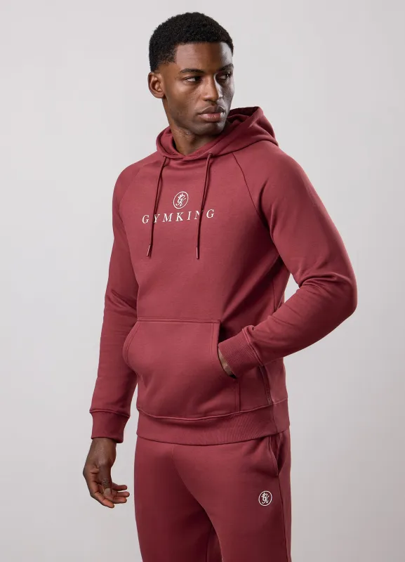 Gym King Pro Logo Hoodie - Wine Red made by The Gym King