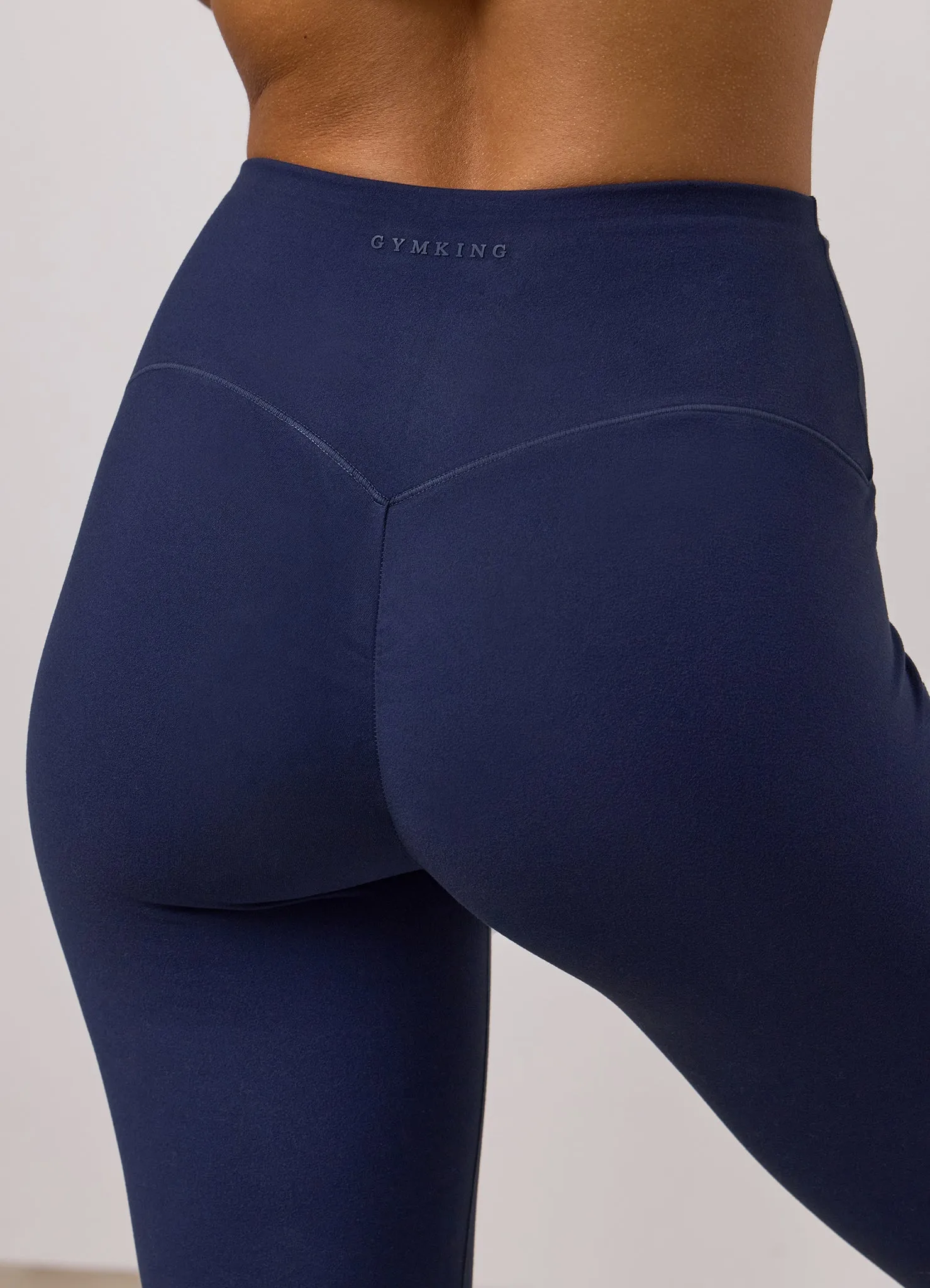 Gym King Peach Luxe Legging - Indigo Blue sold by The Gym King product image thumbnail 4