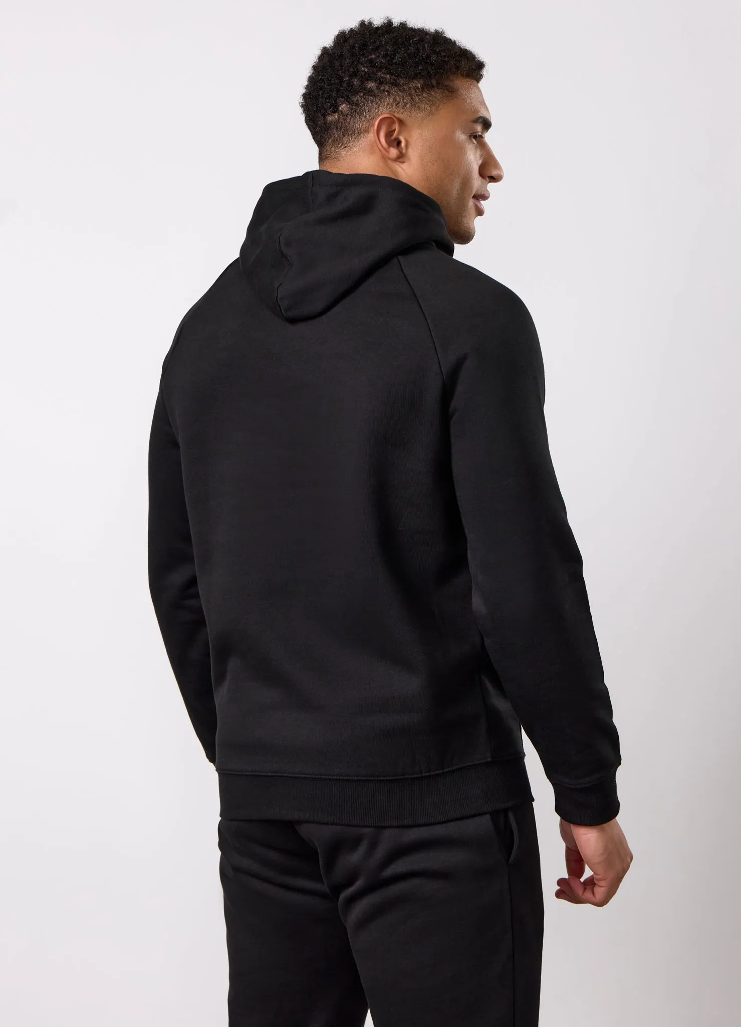 Gym King Pro Logo Hoodie - Black/Black sold by The Gym King product image thumbnail 3