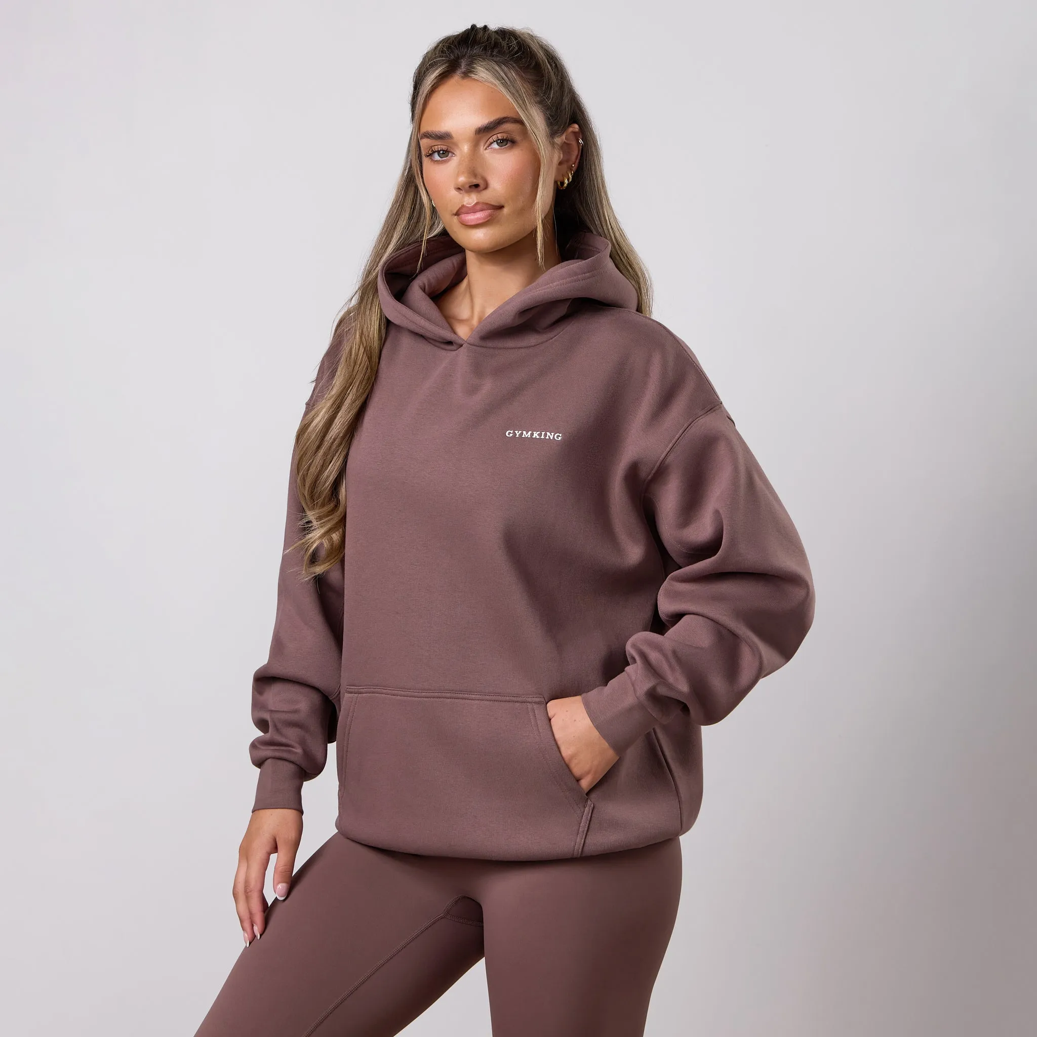 Gym King 365 Relaxed Fit Hoodie - Pecan Brown sold by The Gym King product image thumbnail 2
