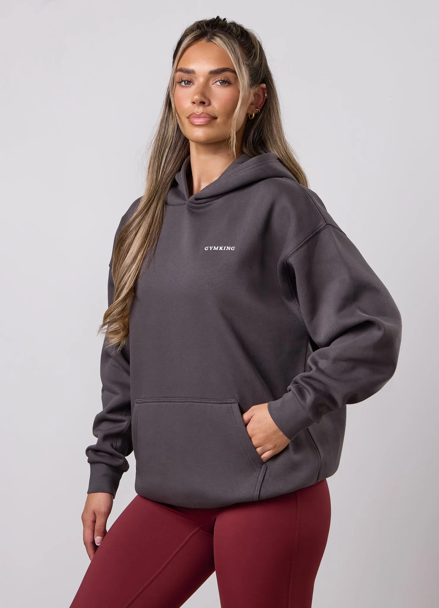 Gym King 365 Relaxed Fit Hoodie - Asphalt sold by The Gym King