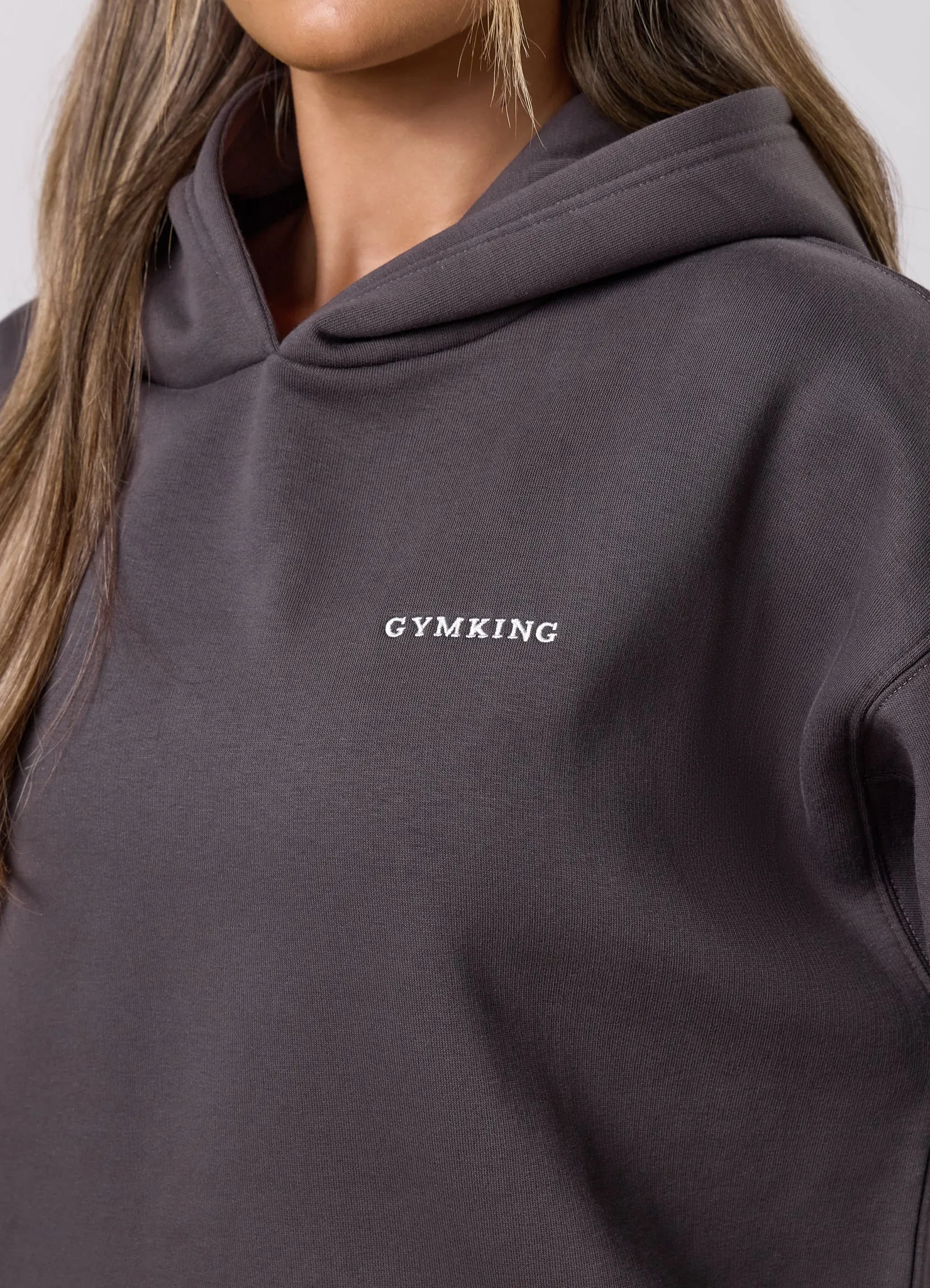 Gym King 365 Relaxed Fit Hoodie - Asphalt sold by The Gym King product image thumbnail 5