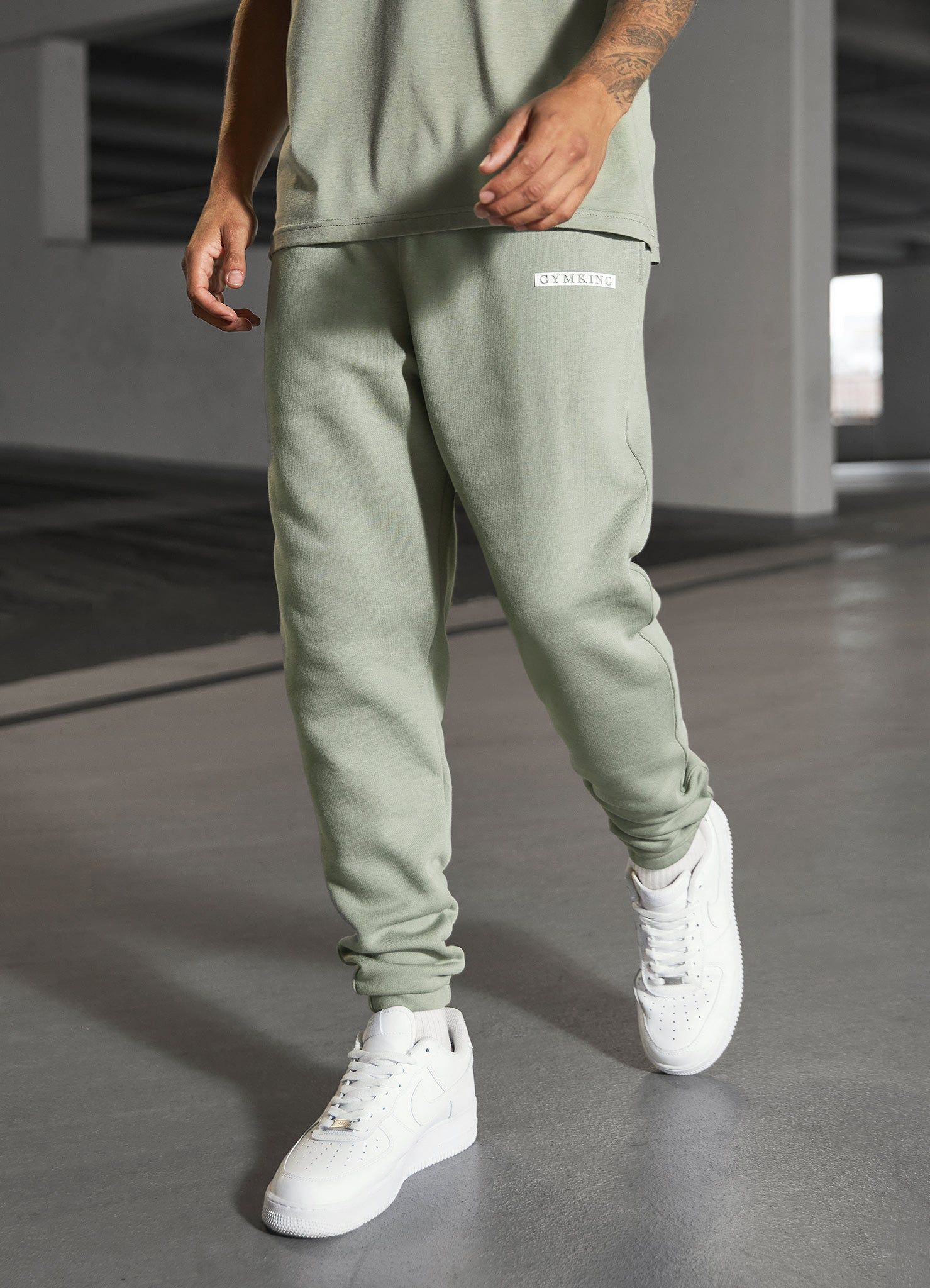 Gym King Box Logo Jogger - Soft Khaki sold by The Gym King product image thumbnail 7