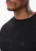 Gym King Pro Logo Tee - Black/Black sold by The Gym King