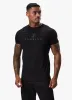 Gym King Pro Logo Tee - Black/Black sold by The Gym King