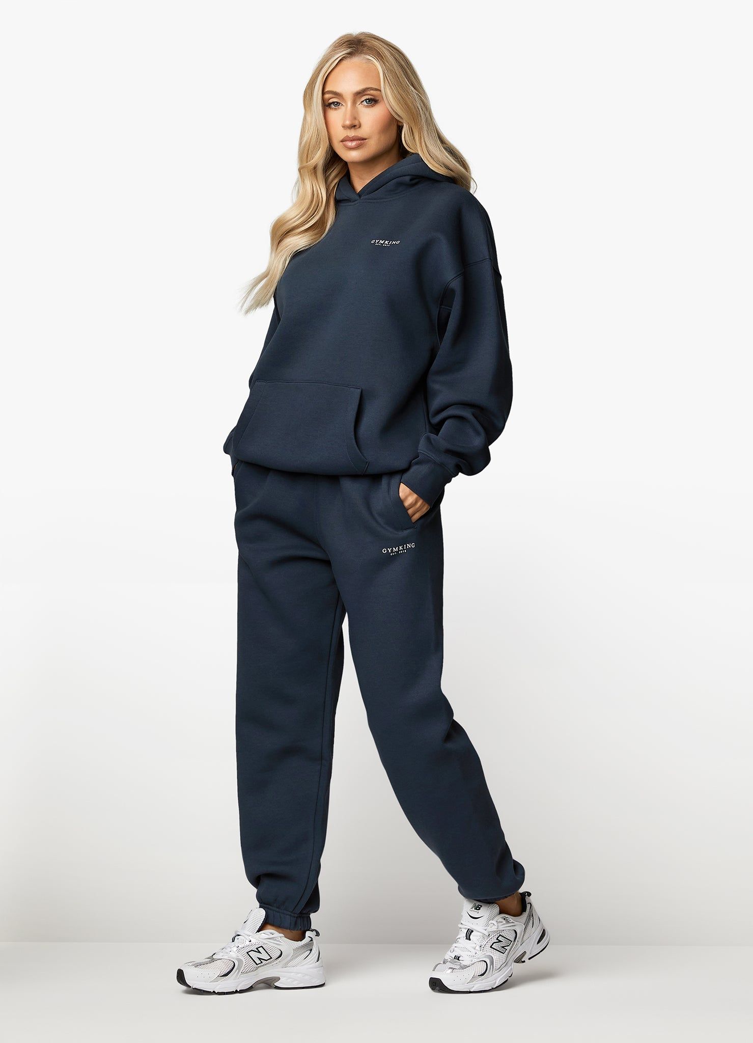 Gym King Established Relaxed Tracksuit - Deep Blue sold by The Gym King product image thumbnail 9