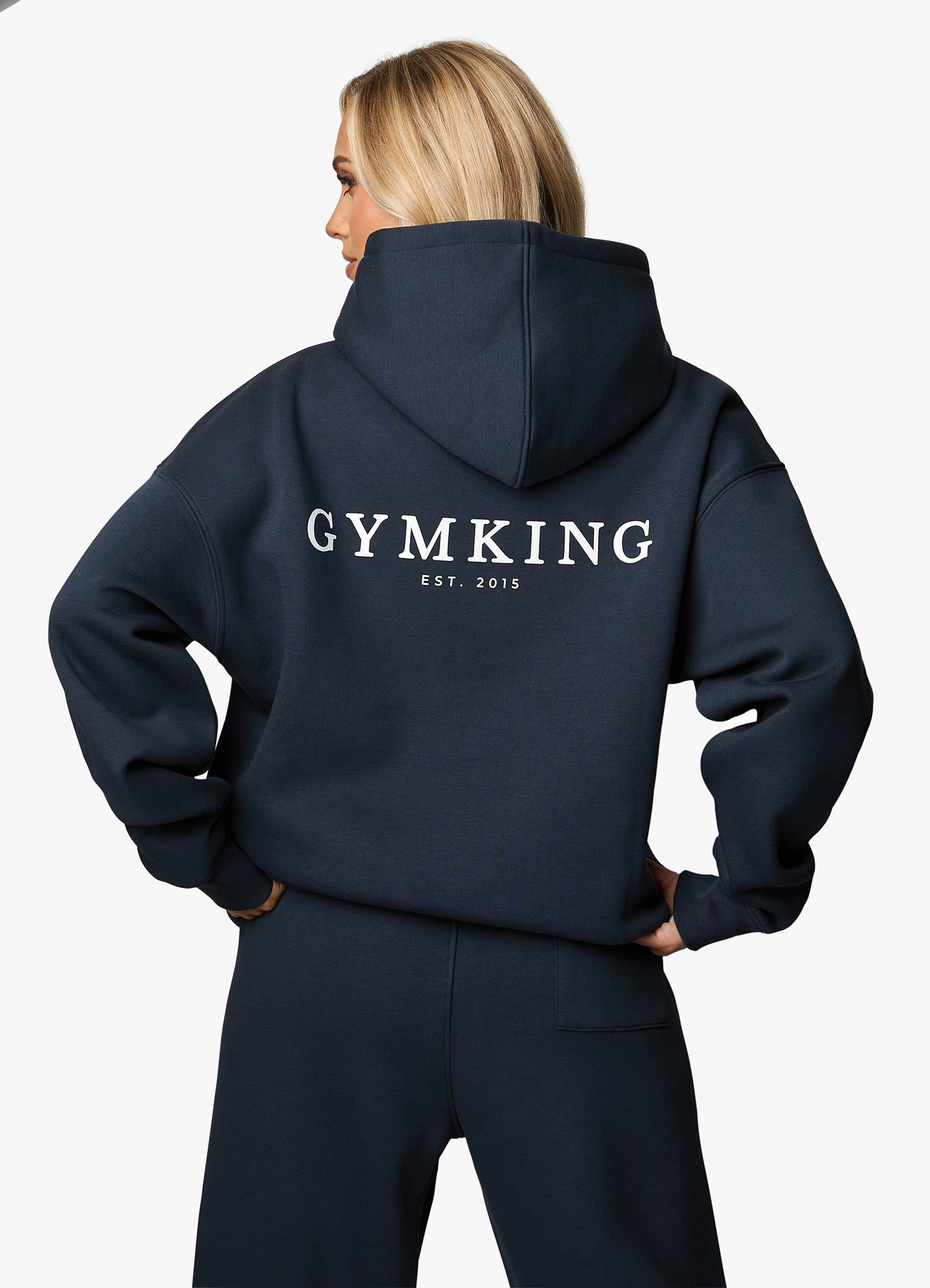 Gym King Established Relaxed Tracksuit - Deep Blue sold by The Gym King product image thumbnail 14