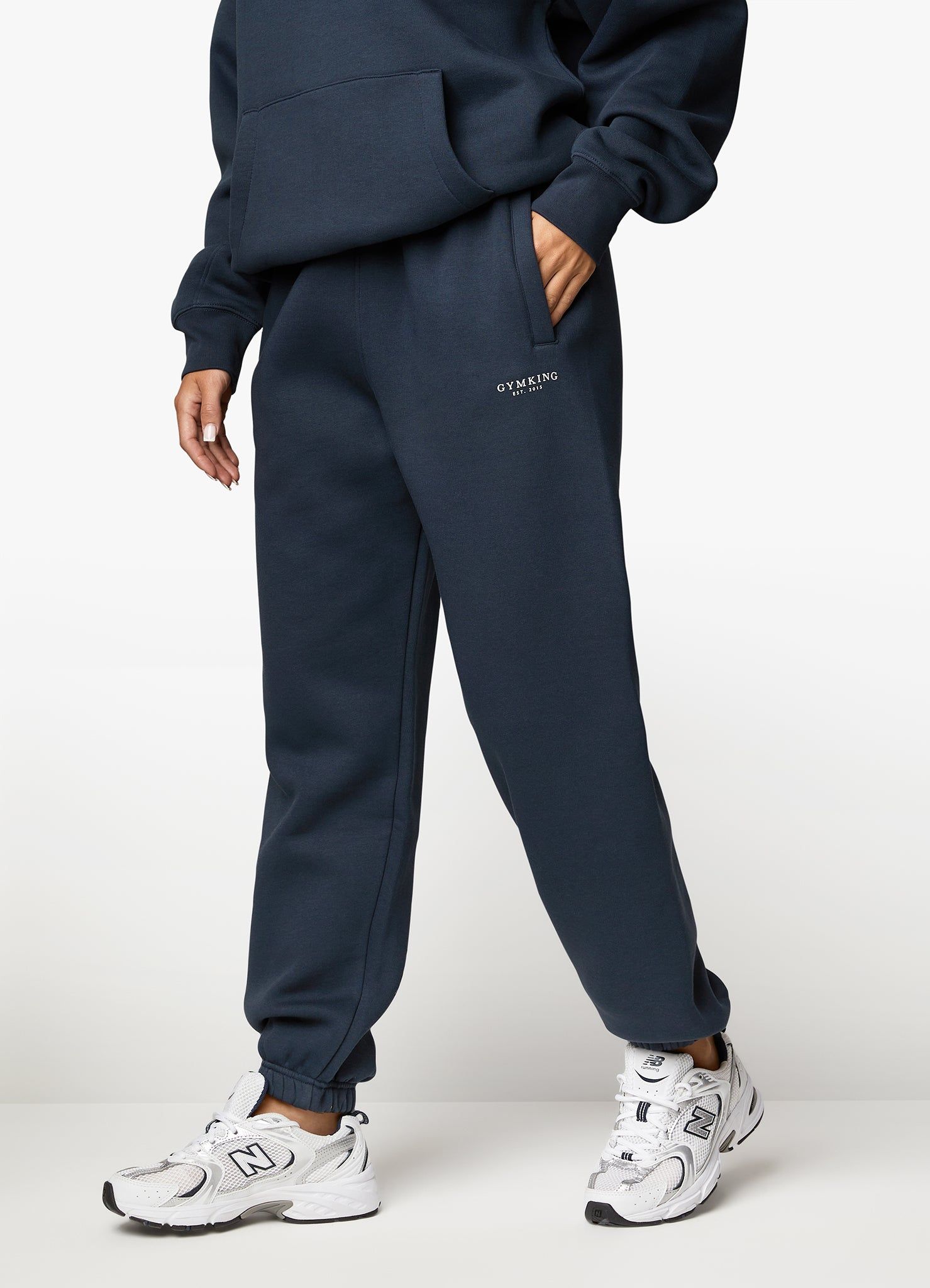 Gym King Established Relaxed Tracksuit - Deep Blue sold by The Gym King product image thumbnail 15