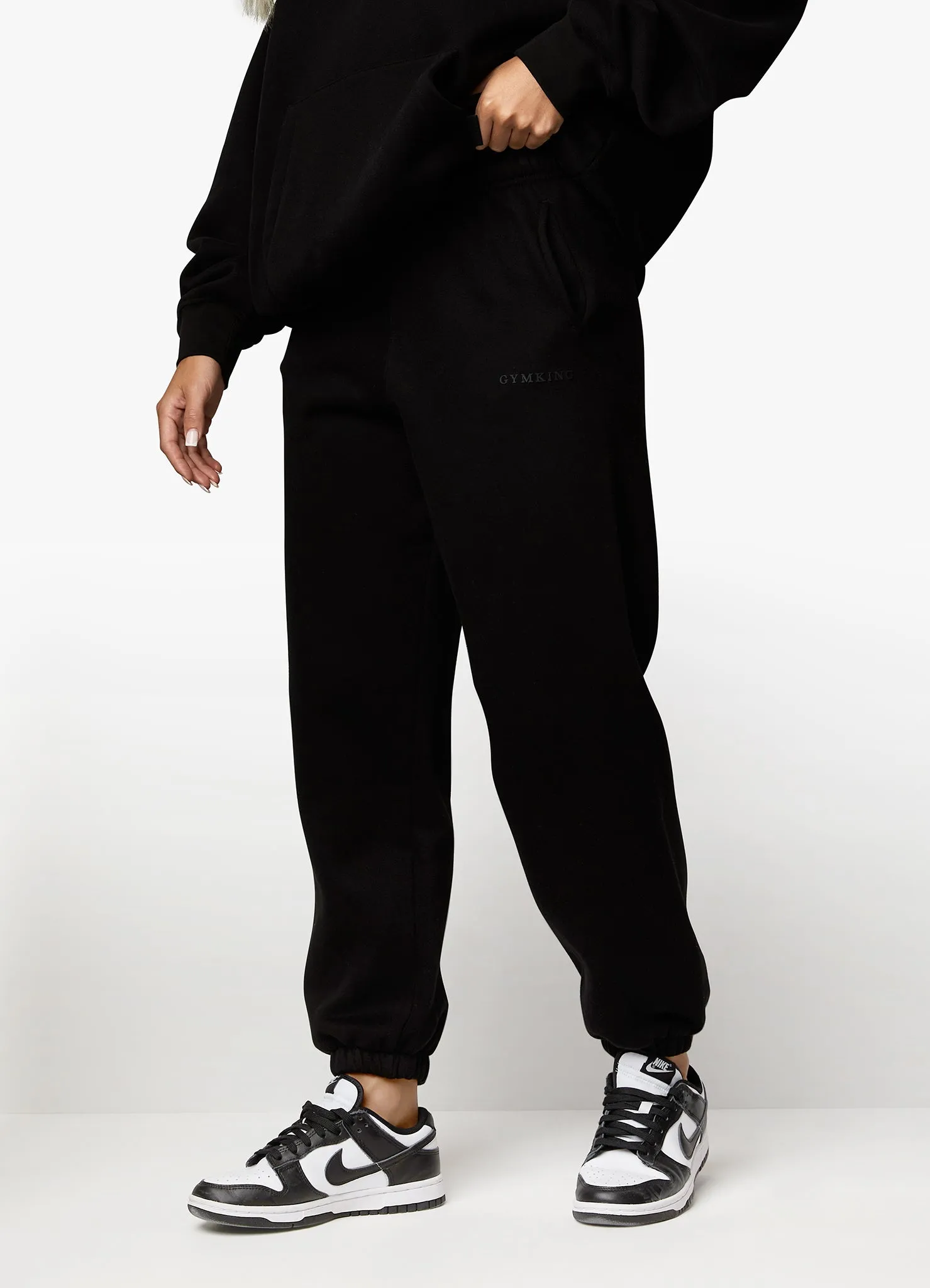 Gym King Luxe Jogger - Black sold by The Gym King