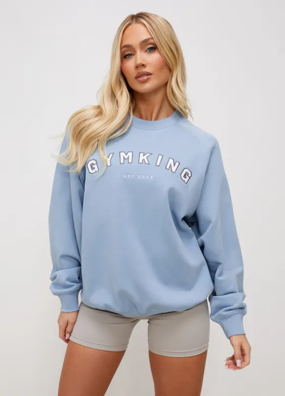 Gym King Shadow Crew - Powder Blue sold by The Gym King