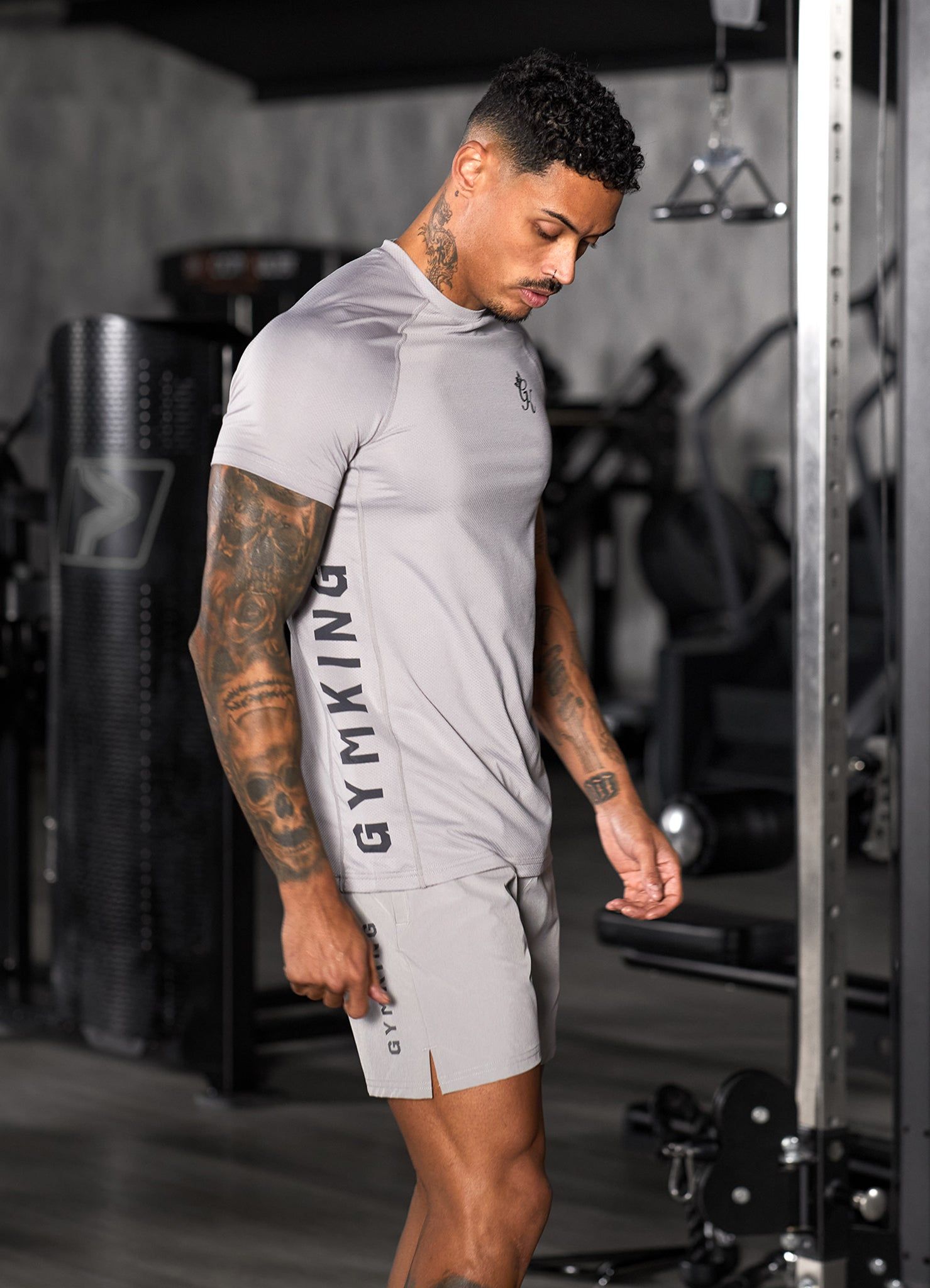 Gym King Training Division Tee - Shadow Grey sold by The Gym King