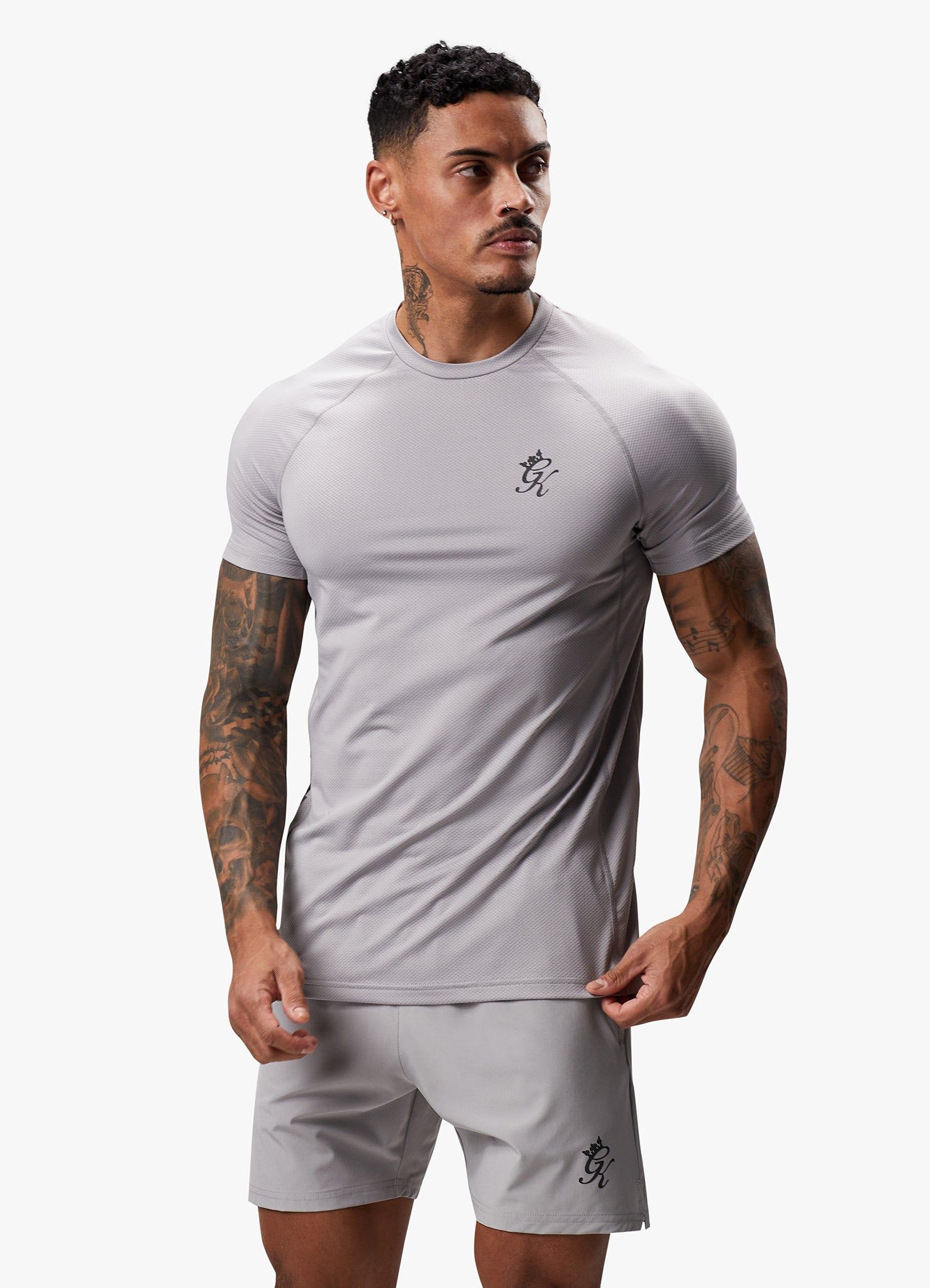 Gym King Training Division Tee - Shadow Grey sold by The Gym King product image thumbnail 3