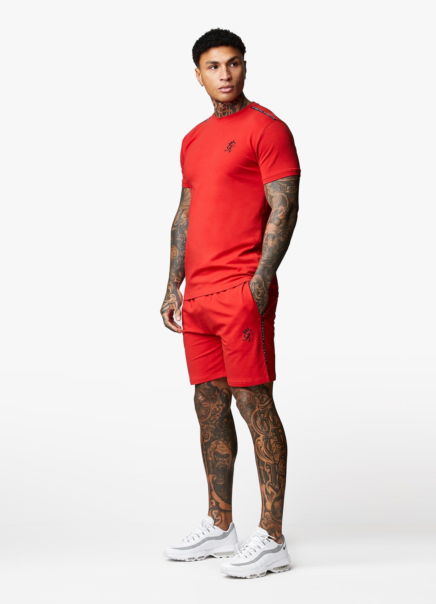 Gym King Taped Jersey Short - Red Rush sold by The Gym King product image thumbnail 5