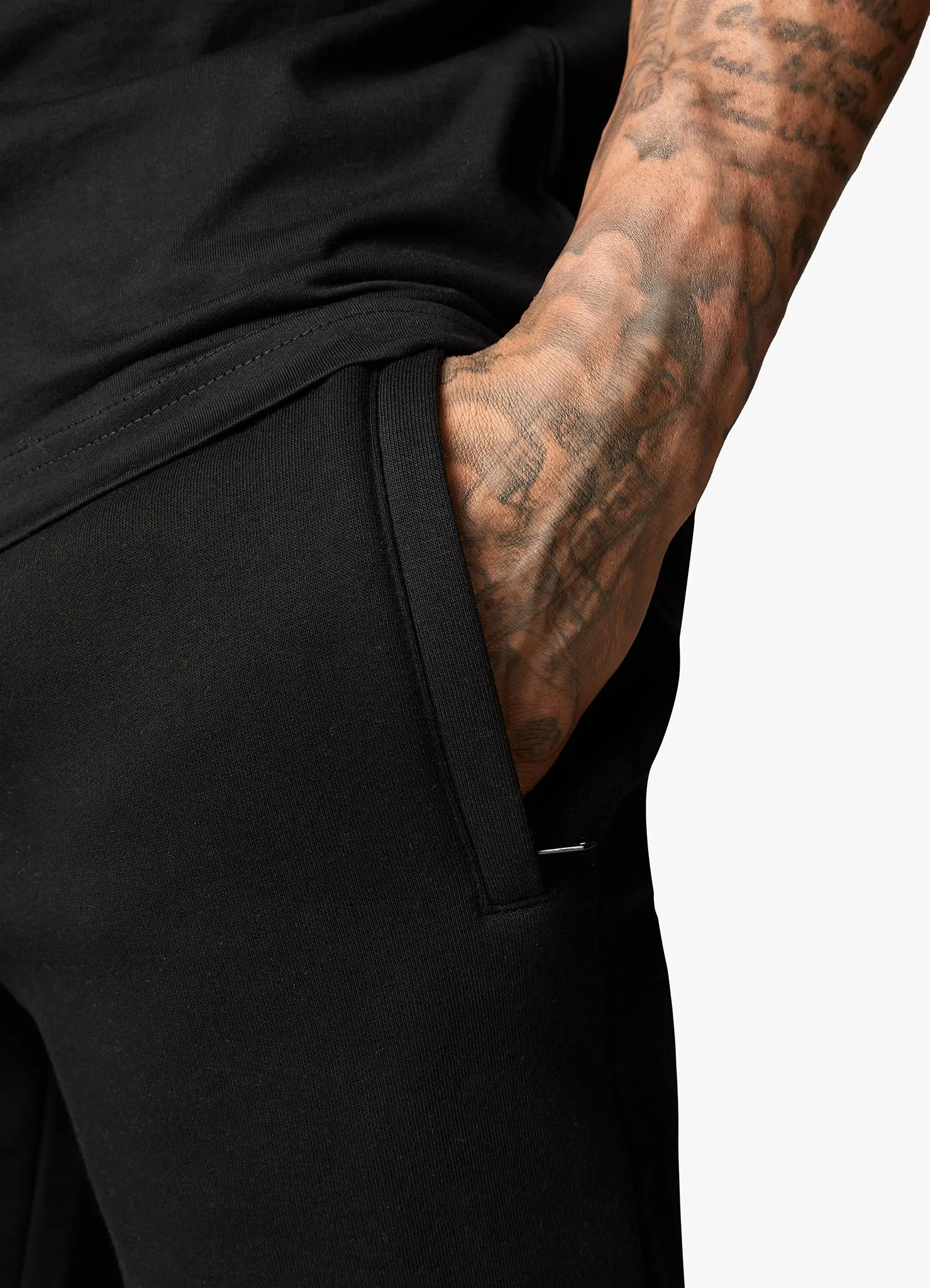 Gym King Covert Linear Logo Jogger - Black sold by The Gym King product image thumbnail 4