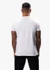 Gym King Split Linear Tee - White sold by The Gym King