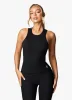 Gym King 365 Long Line Racer Tank - Black sold by The Gym King