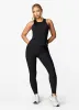 Gym King 365 Long Line Racer Tank - Black sold by The Gym King