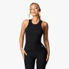 Gym King 365 Long Line Racer Tank - Black sold by The Gym King