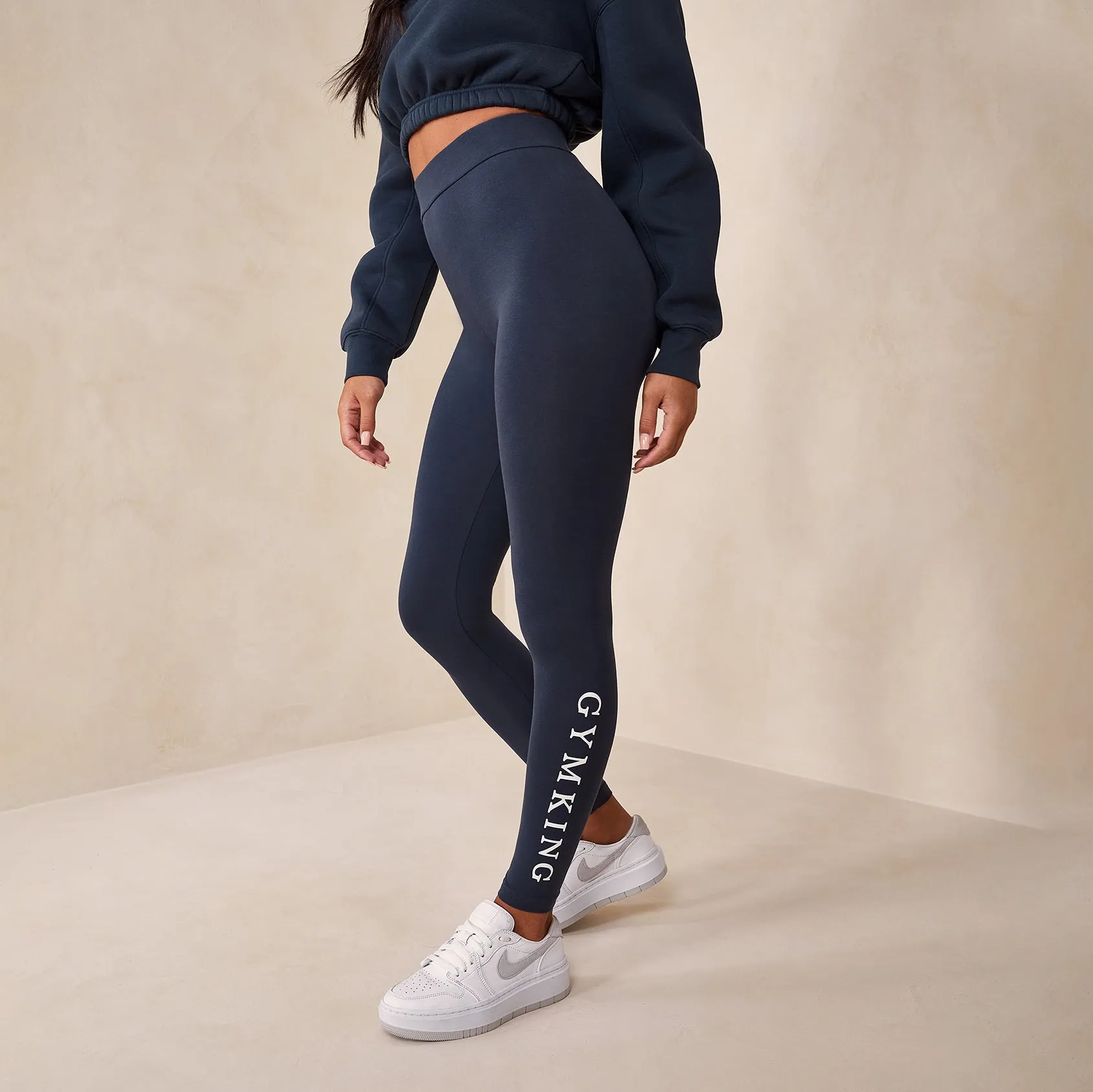Gym King Established Jersey Legging - Deep Blue sold by The Gym King product image thumbnail 2