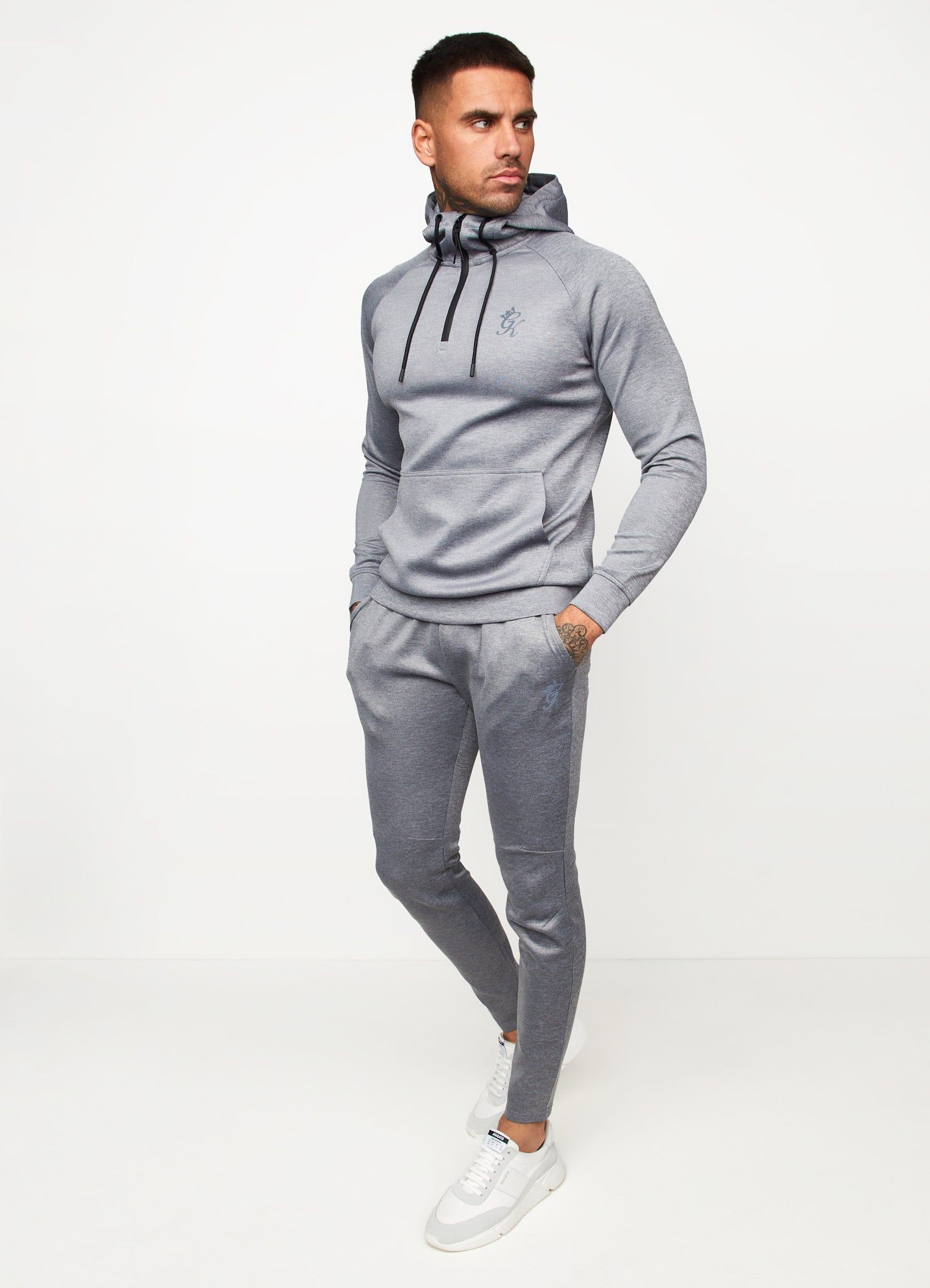 Gym King Interval Tracksuit Bottoms - Mid Grey Marl sold by The Gym King product image thumbnail 5