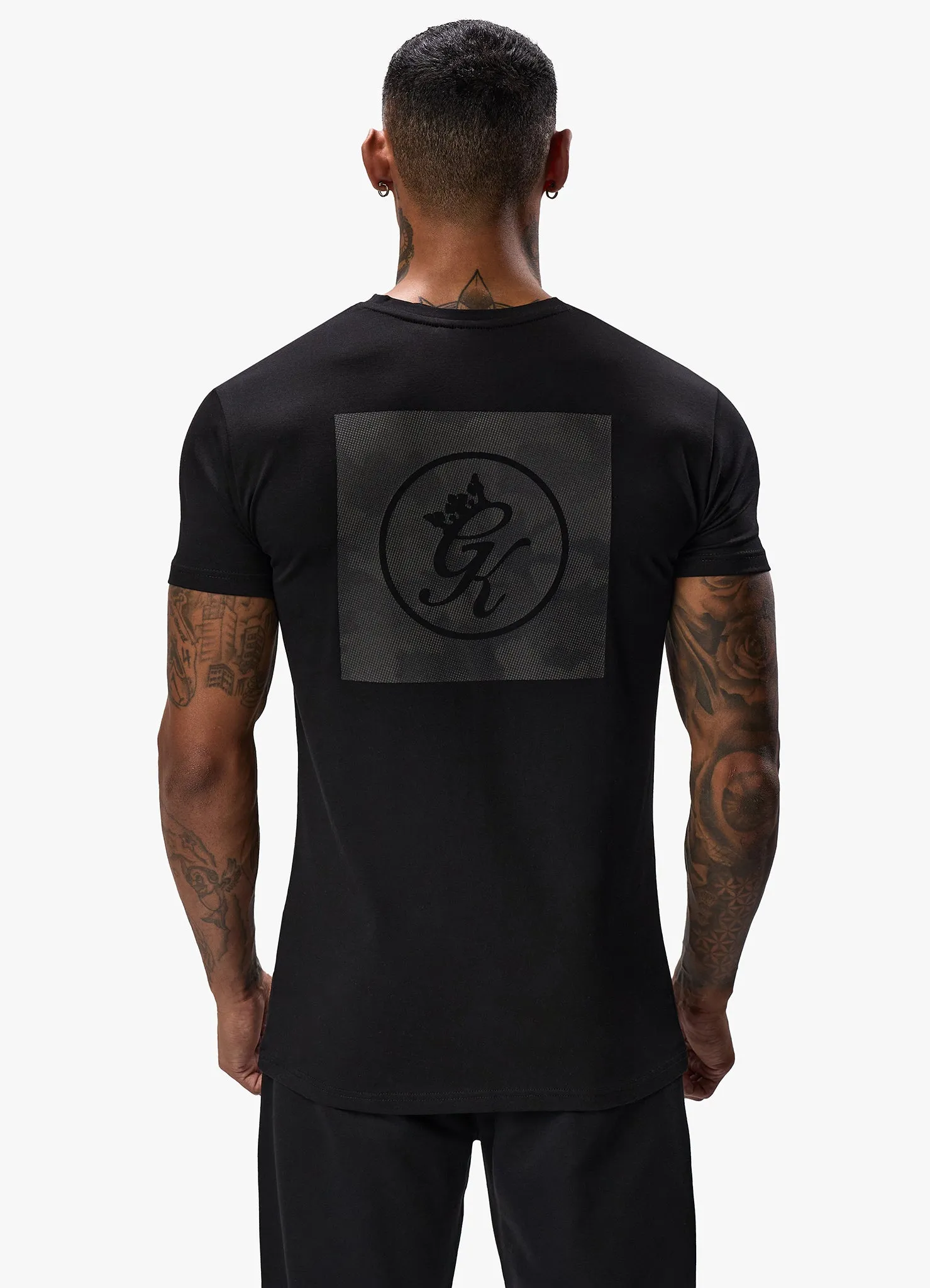 Gym King Box Logo Jersey Tee - Black sold by The Gym King