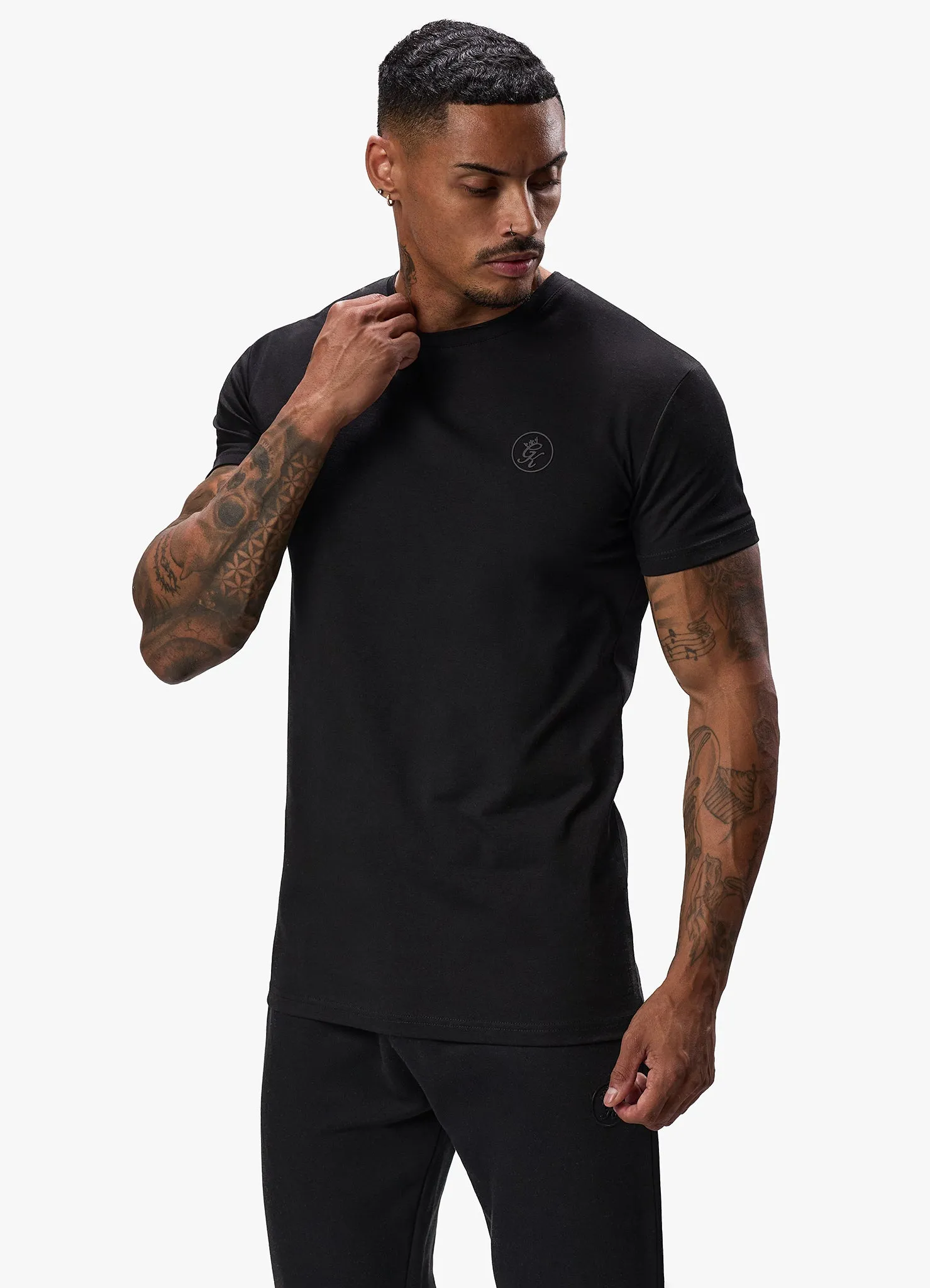Gym King Box Logo Jersey Tee - Black sold by The Gym King product image thumbnail 3